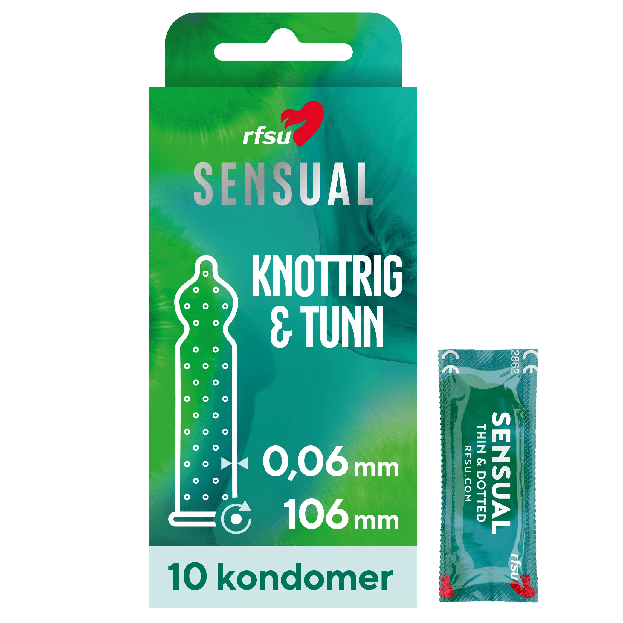 RFSU Sensual Kondom 10st - Kondomer