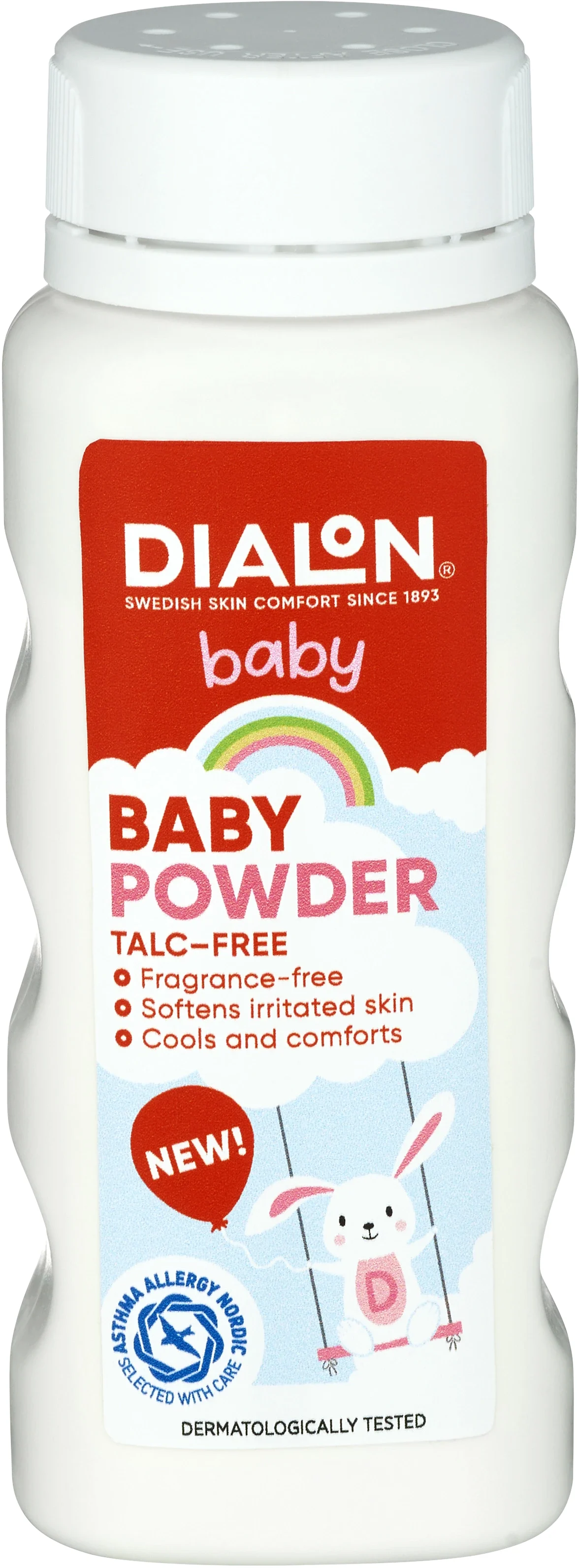 Dialon Baby Powder Talc free 100 g - Babyrumpor & röda stjärtar