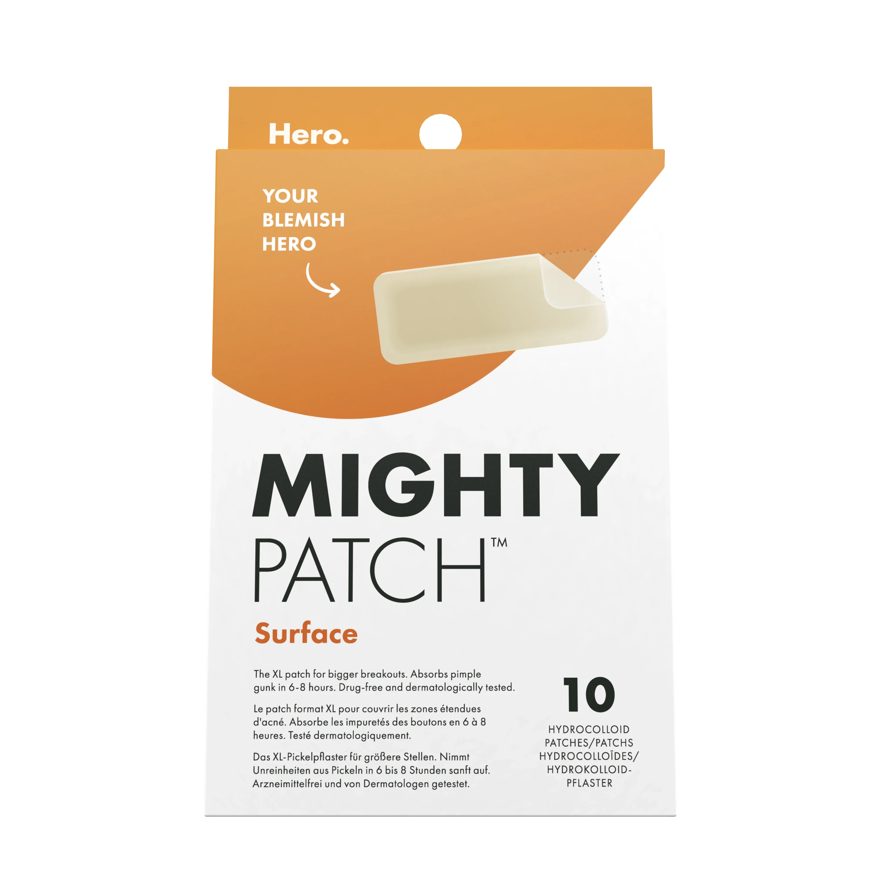 Hero Mighty Patch Surface 10 st - Punktbehandling