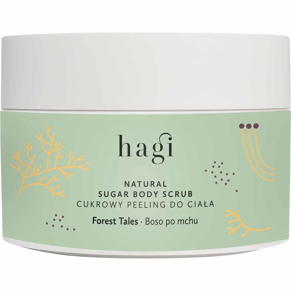 Hagi Forest Tales Natural Sugar Body Scrub 200 g - Peeling & skrubb
