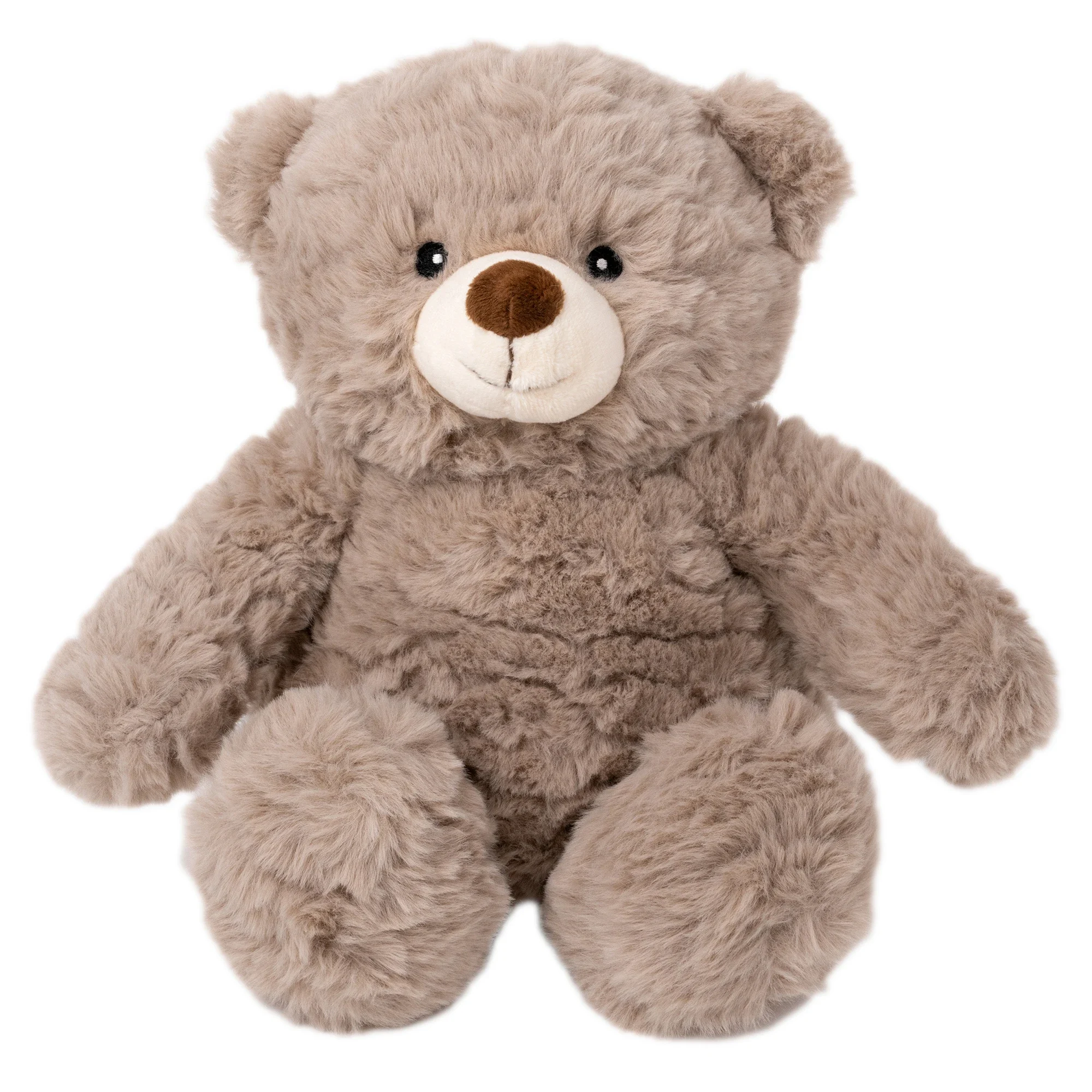 Teddykompaniet Teddy Heaters Teddybjörn med vågig päls Gråbrun - Nallar och mjukisdjur
