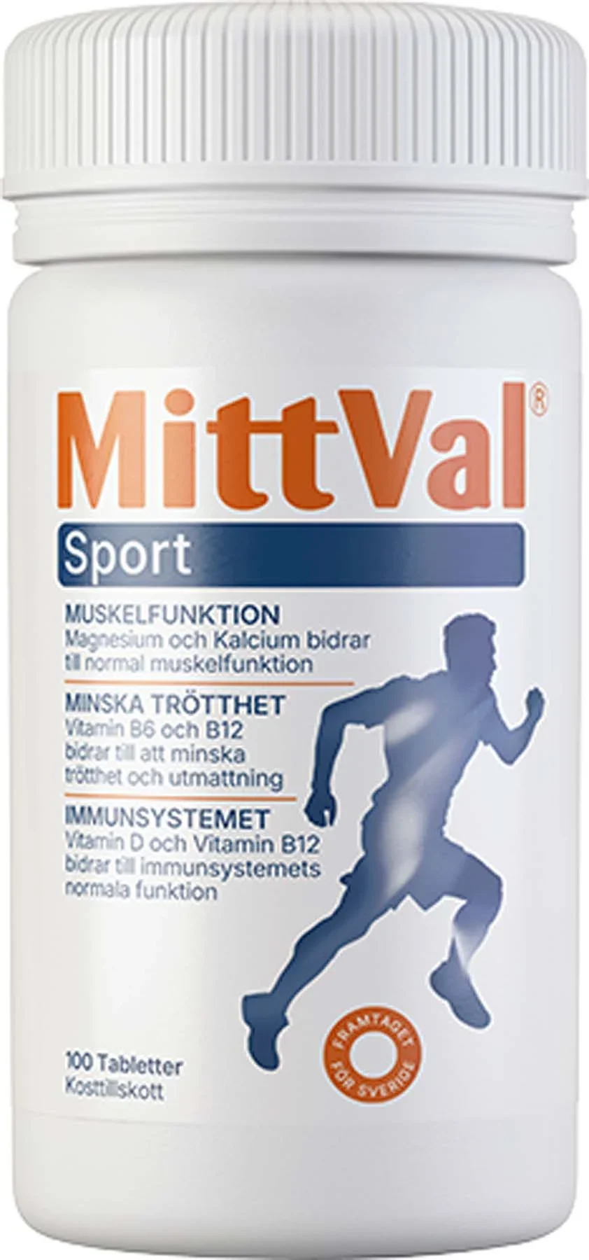 MittVal Sport Tablett 100 st - Multivitamin