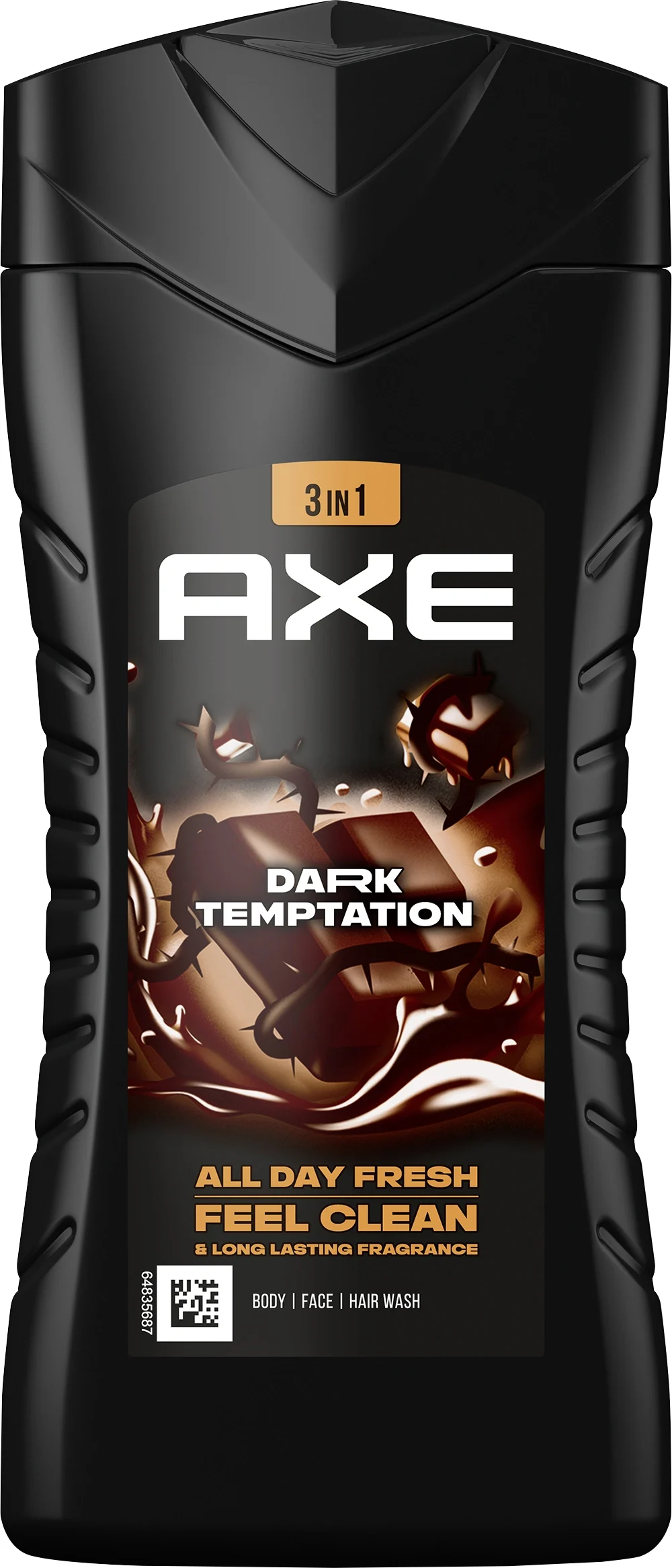 Axe Duschgel Dark Temptation 250 ml - Duschkräm & duschgel för män
