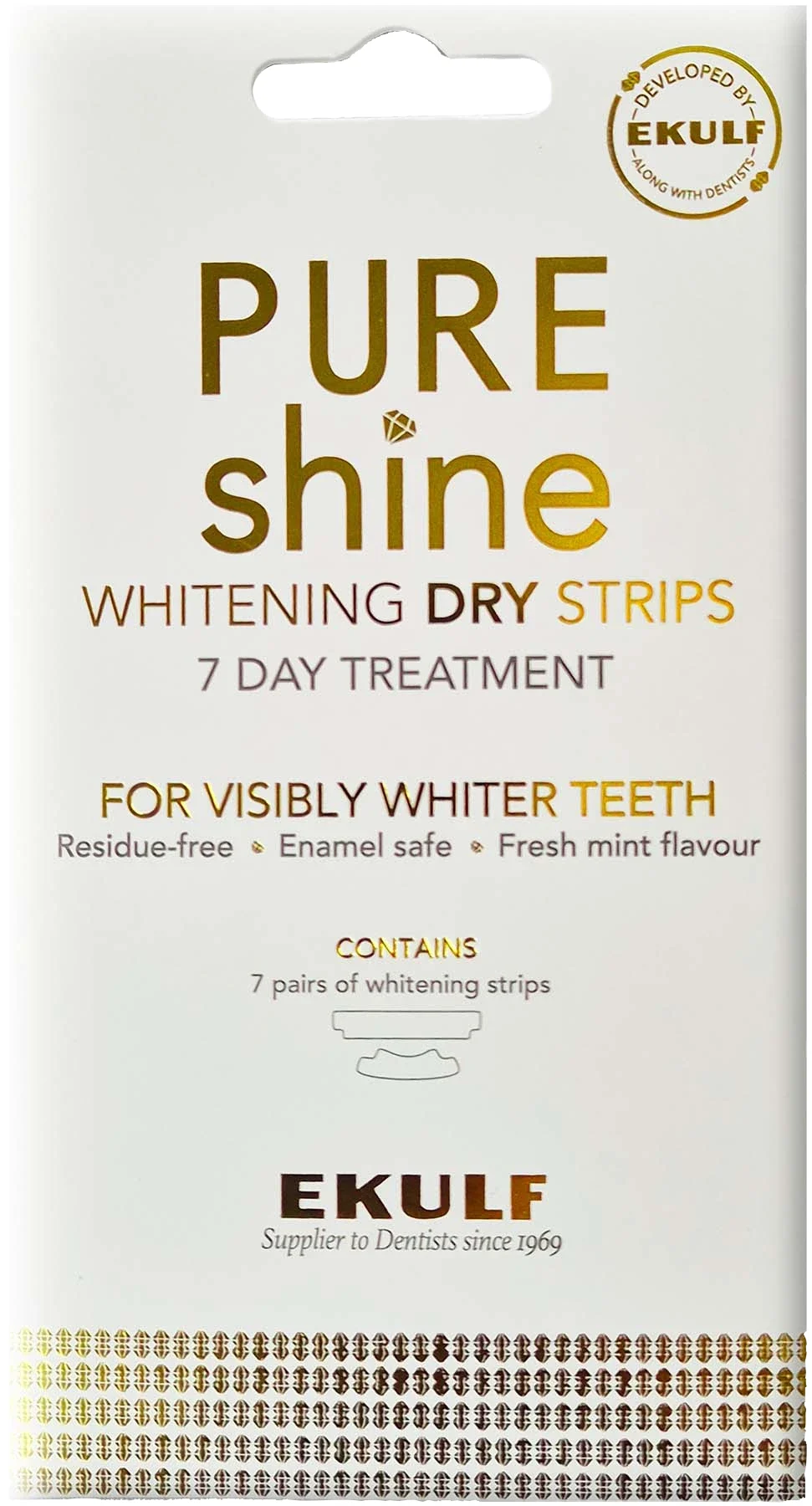 Ekulf Shine Whitening Dry Strips 7 st - Tandblekning