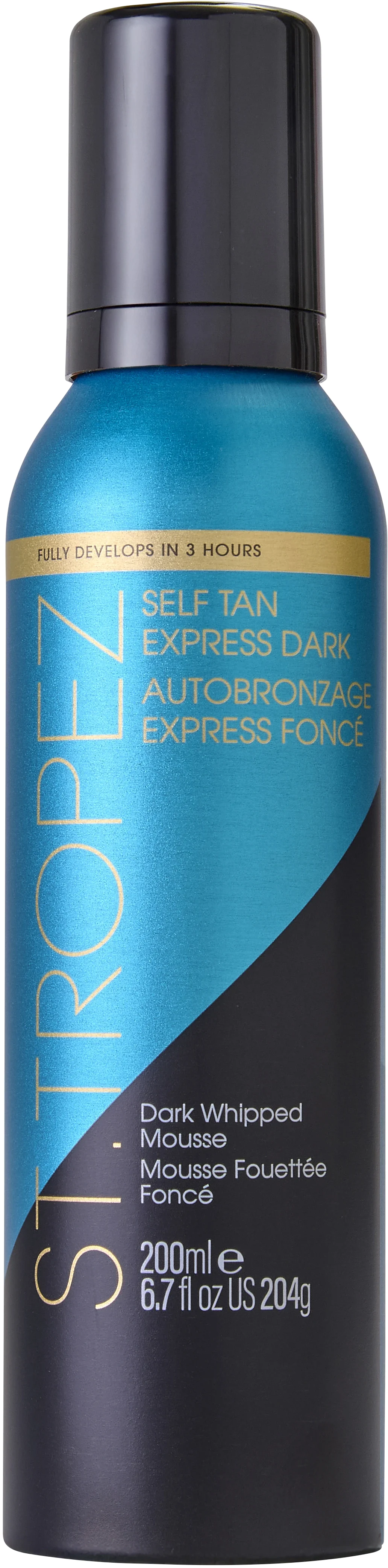 St. Tropez Self Tan Express Dark Whipped Mousse 200 ml - Brun utan sol mousse