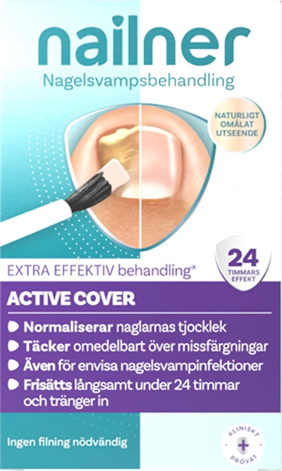 Nailner Active Cover Nagelsvampbehandling 30 ml - Fotsvamp