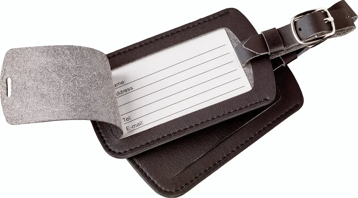 GoTravel Classic Tags Black 2 st - Tillbehör för resväska