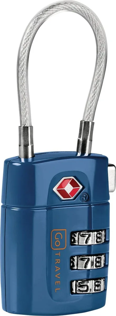 GoTravel Combi Cable Twin Padlocks TSA 2 st - Tillbehör för resväska