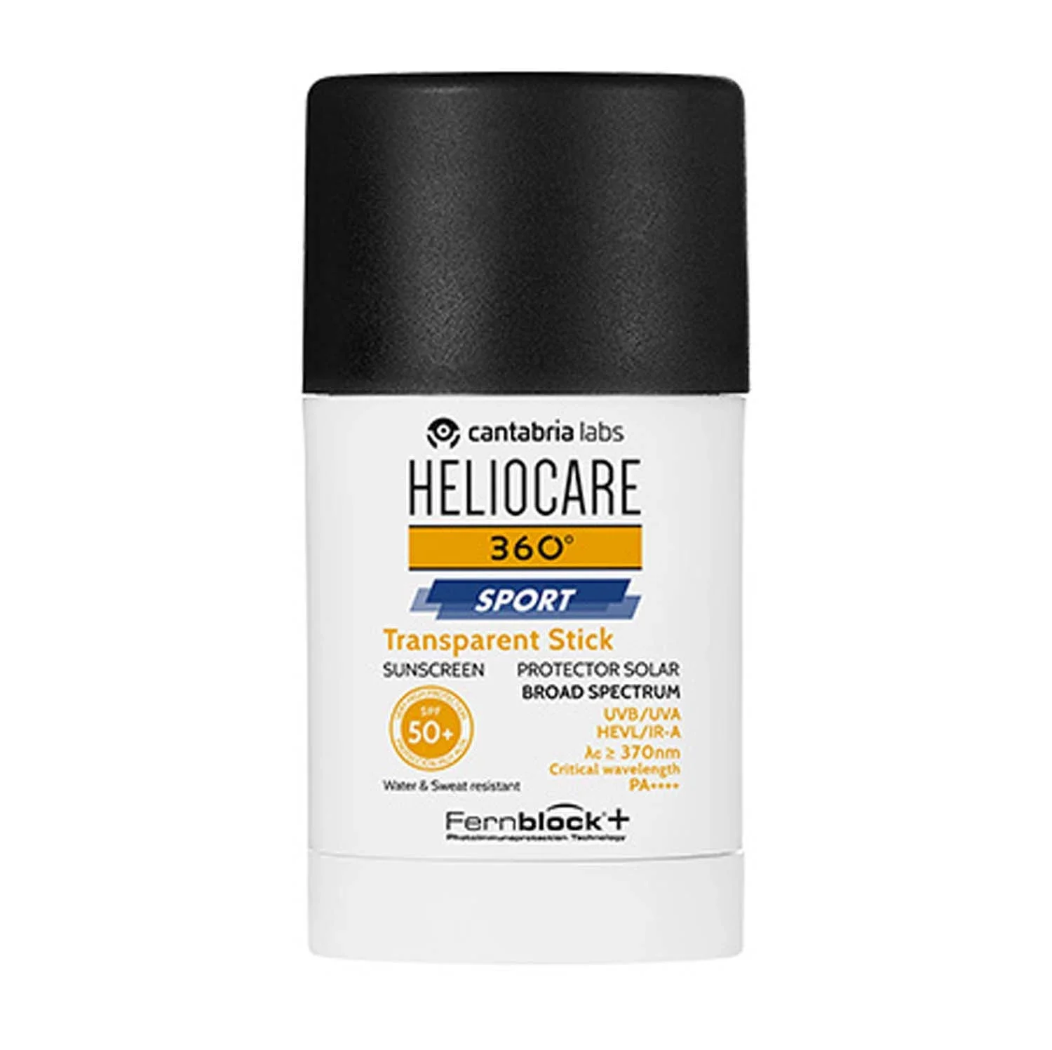 Heliocare Sport Transparent Stick SPF 50+, 25 g - Solstift