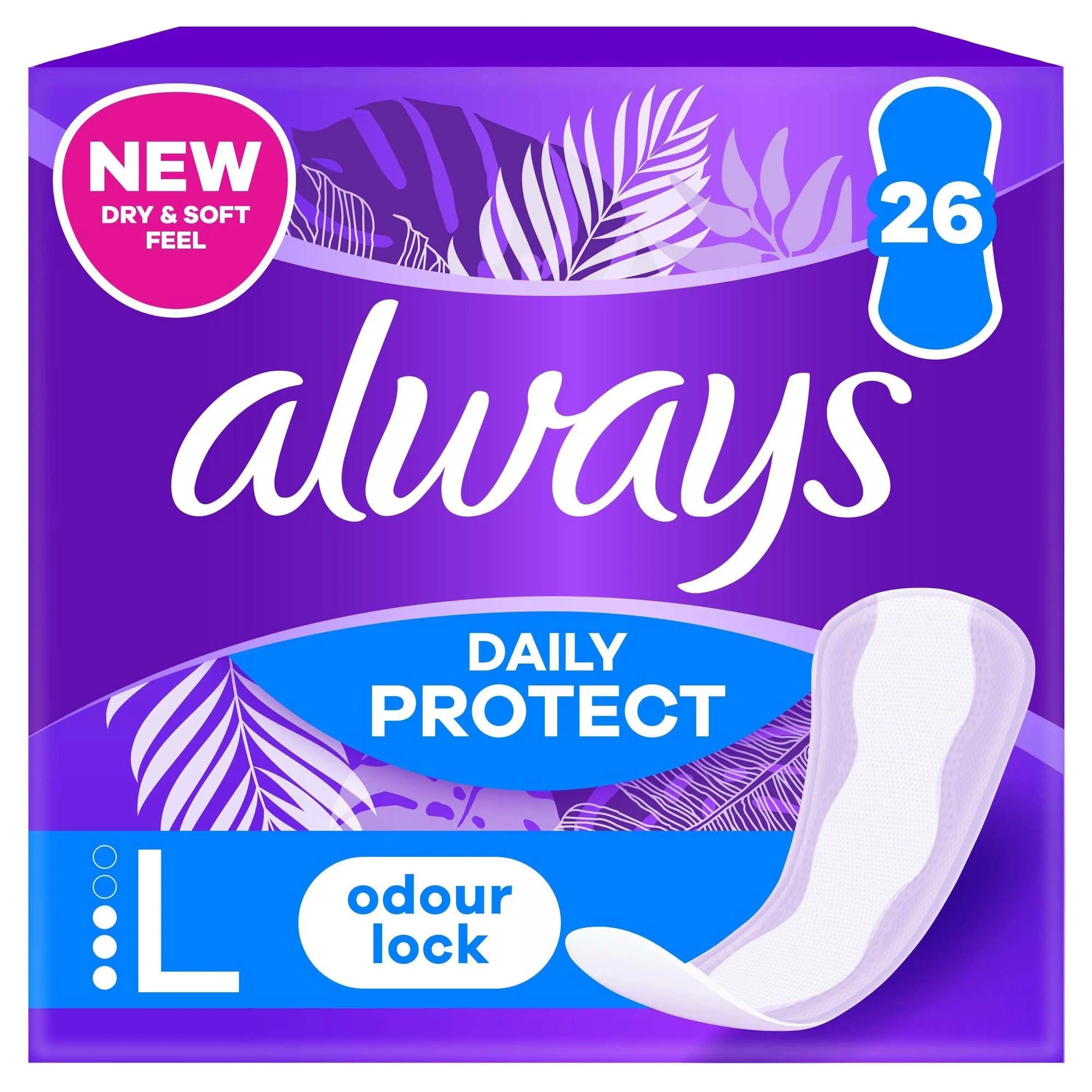 Always Dailies Large Extra Protect Trosskydd Med Mild Doft 26 st - Trosskydd