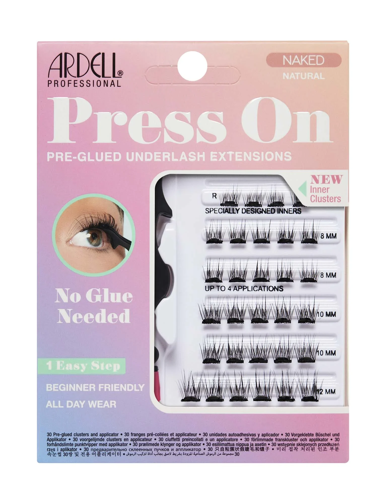 Ardell Press On Underlash Extensions Naked Natural 30 st