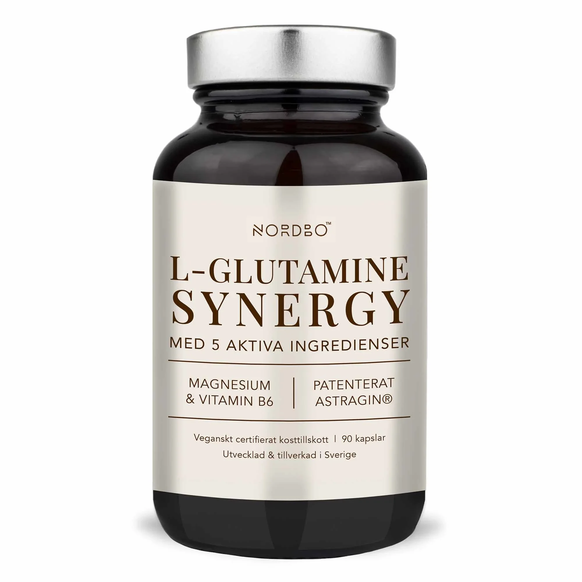 Nordbo L-Glutamine Synergy 90 kapslar - L-glutamin