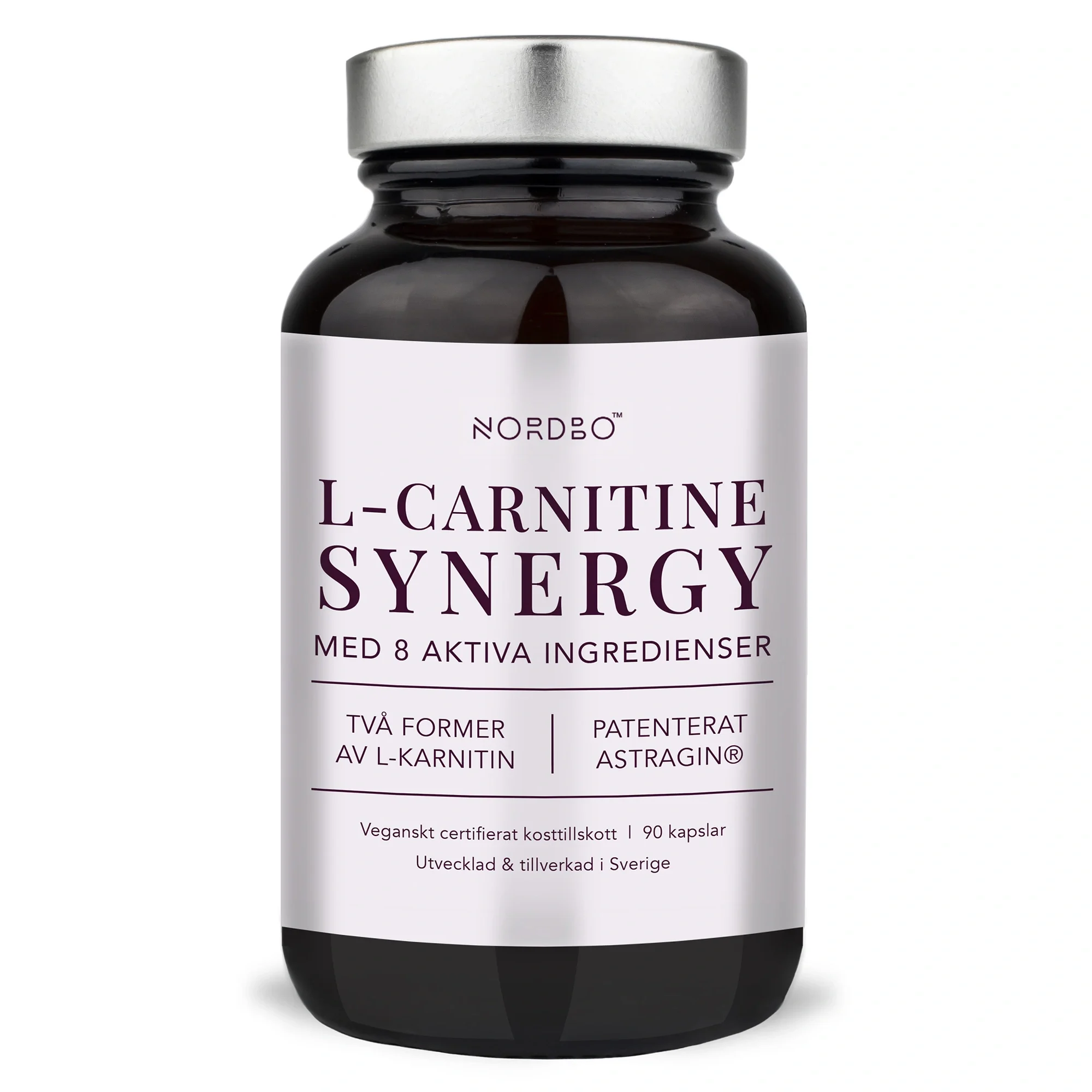 Nordbo L-Carnitine Synergy 90 kapslar - Kosttillskott