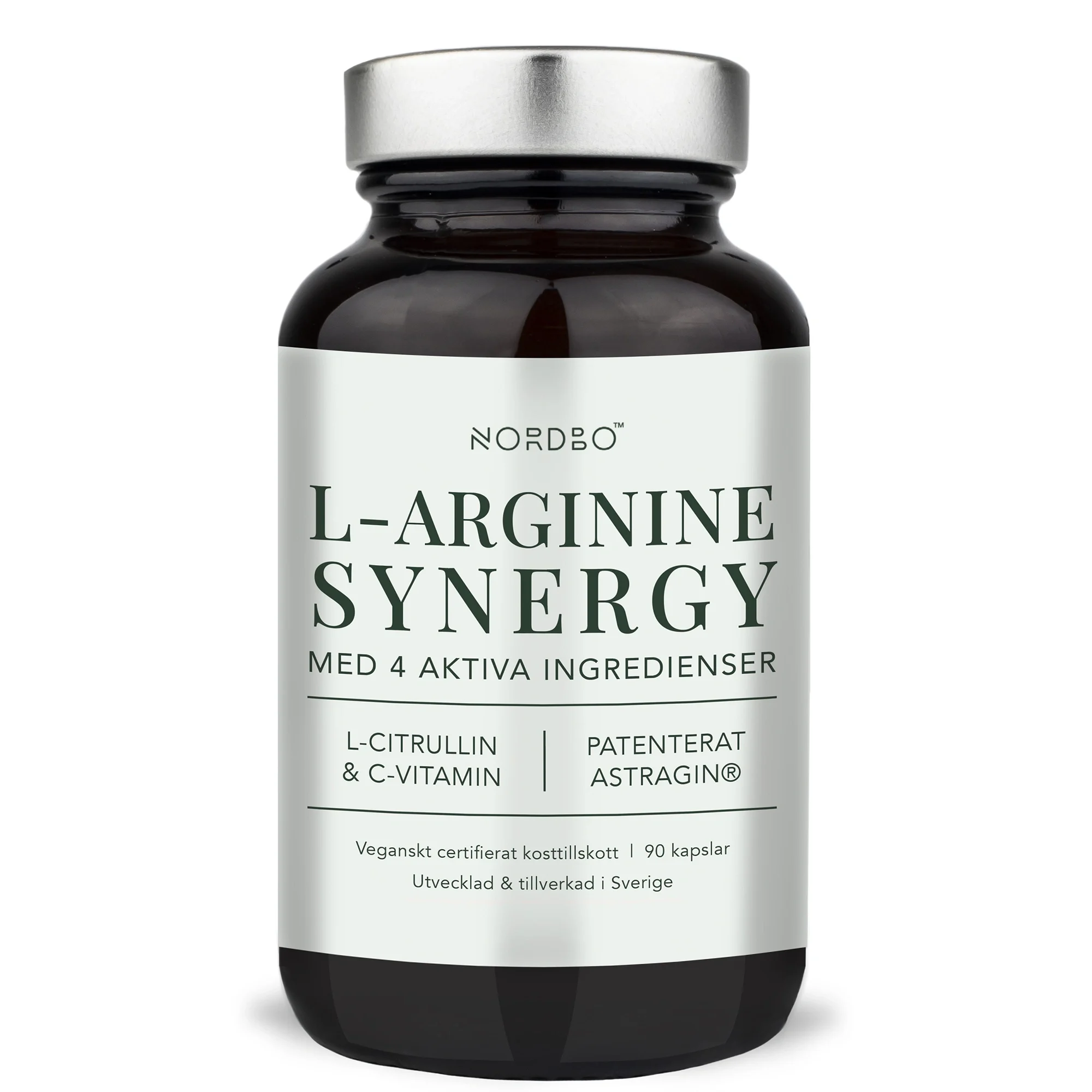 Nordbo L-Arginine Synergy 90 kapslar - Kosttillskott