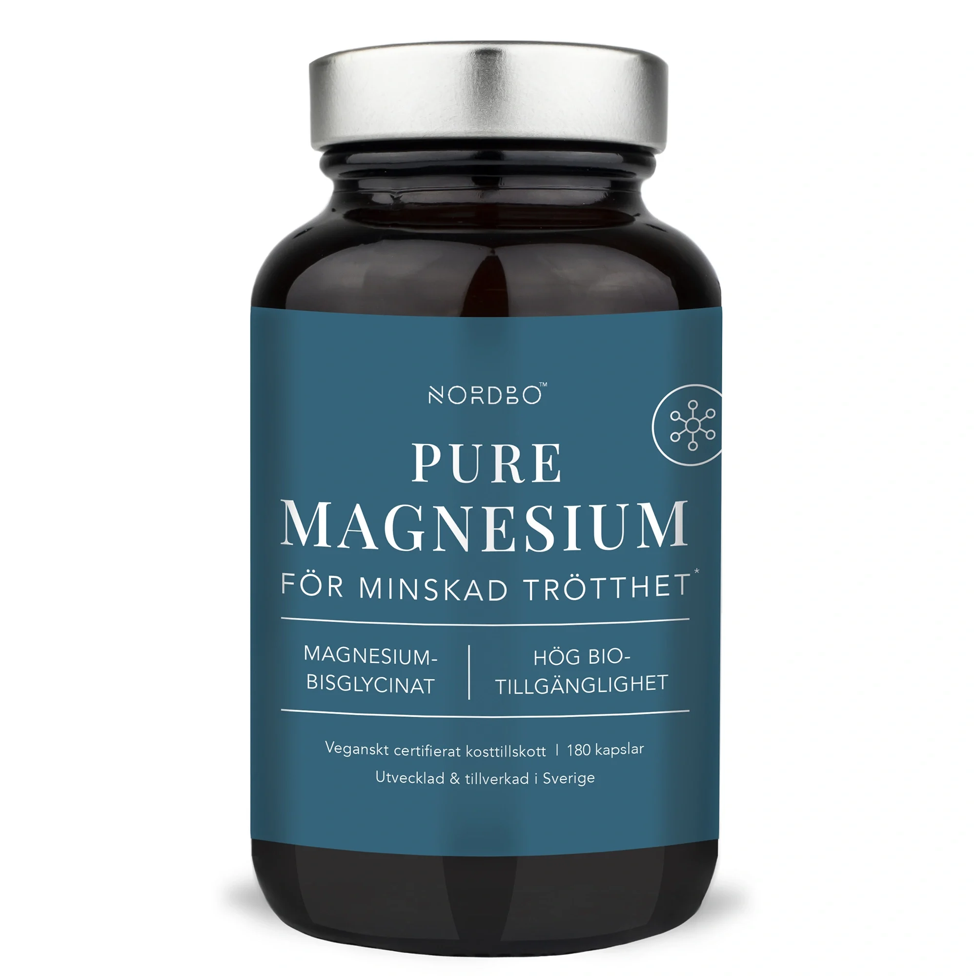 Nordbo Pure Magnesium 180 kapslar - Magnesium