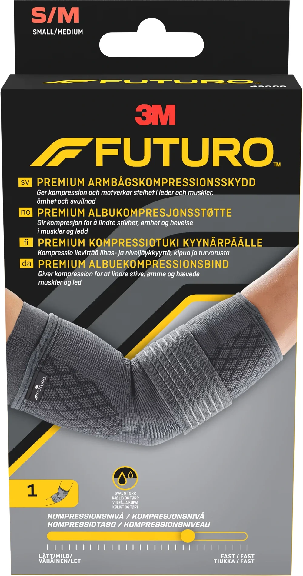Futuro Premium Armbågskompressionsskydd S/M - Armbågsstöd & armbågsskydd