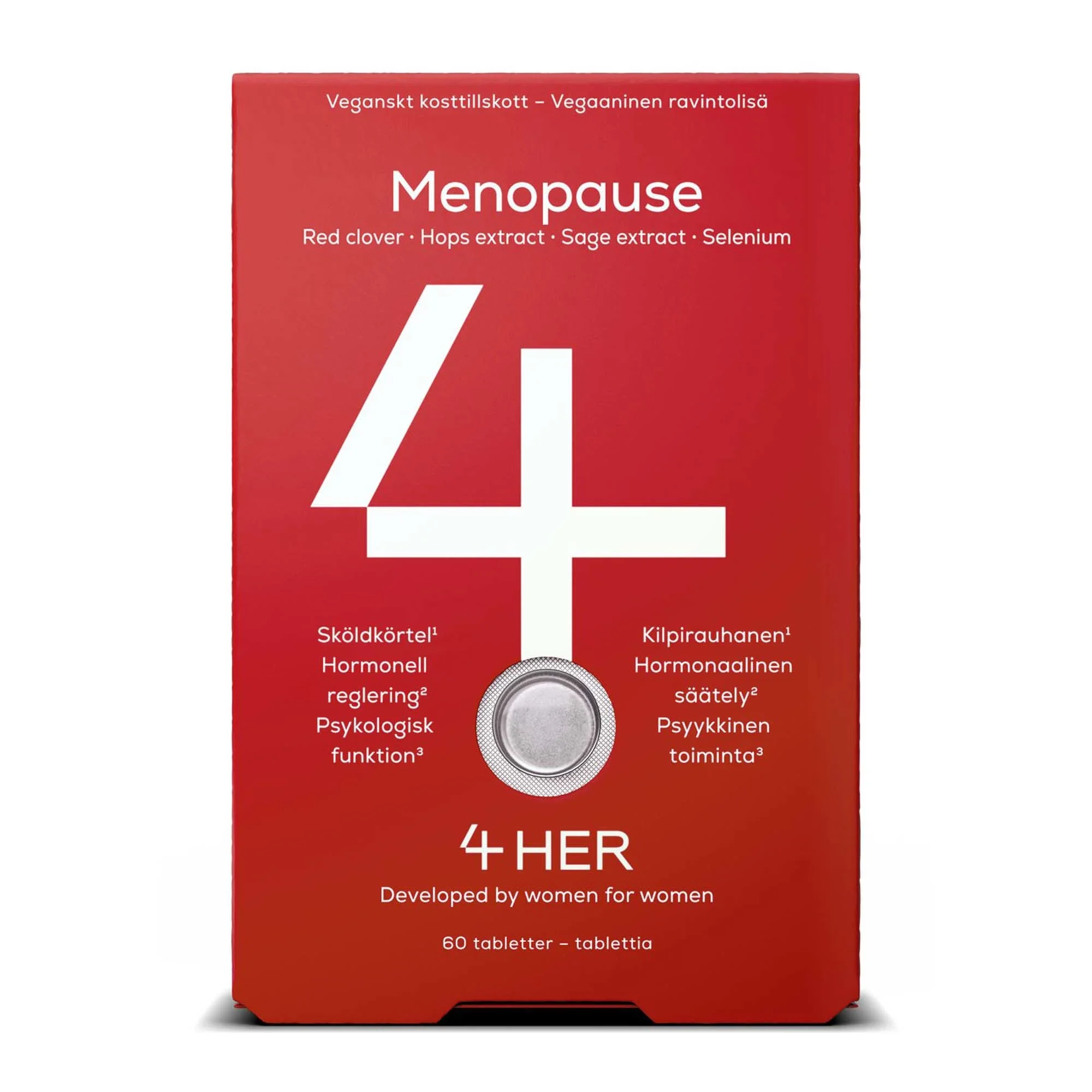 4HER Menopause 60 tabletter - Kosttillskott vid klimakteriet