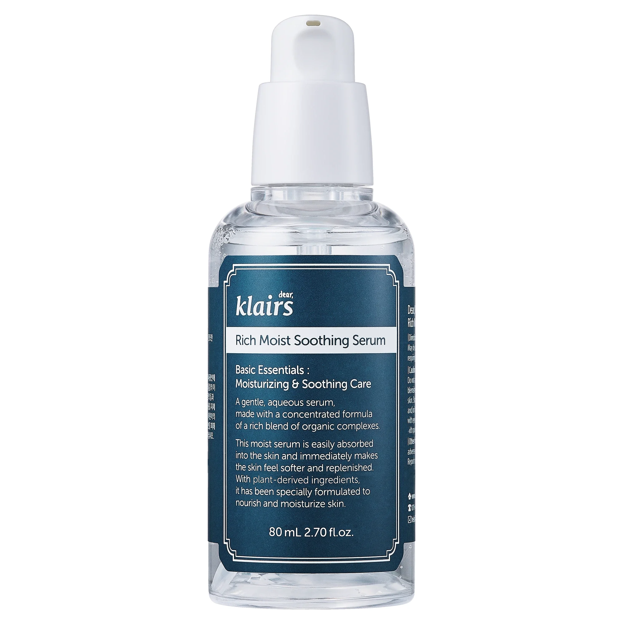 Klairs Rich Moist Soothing Serum 80 ml