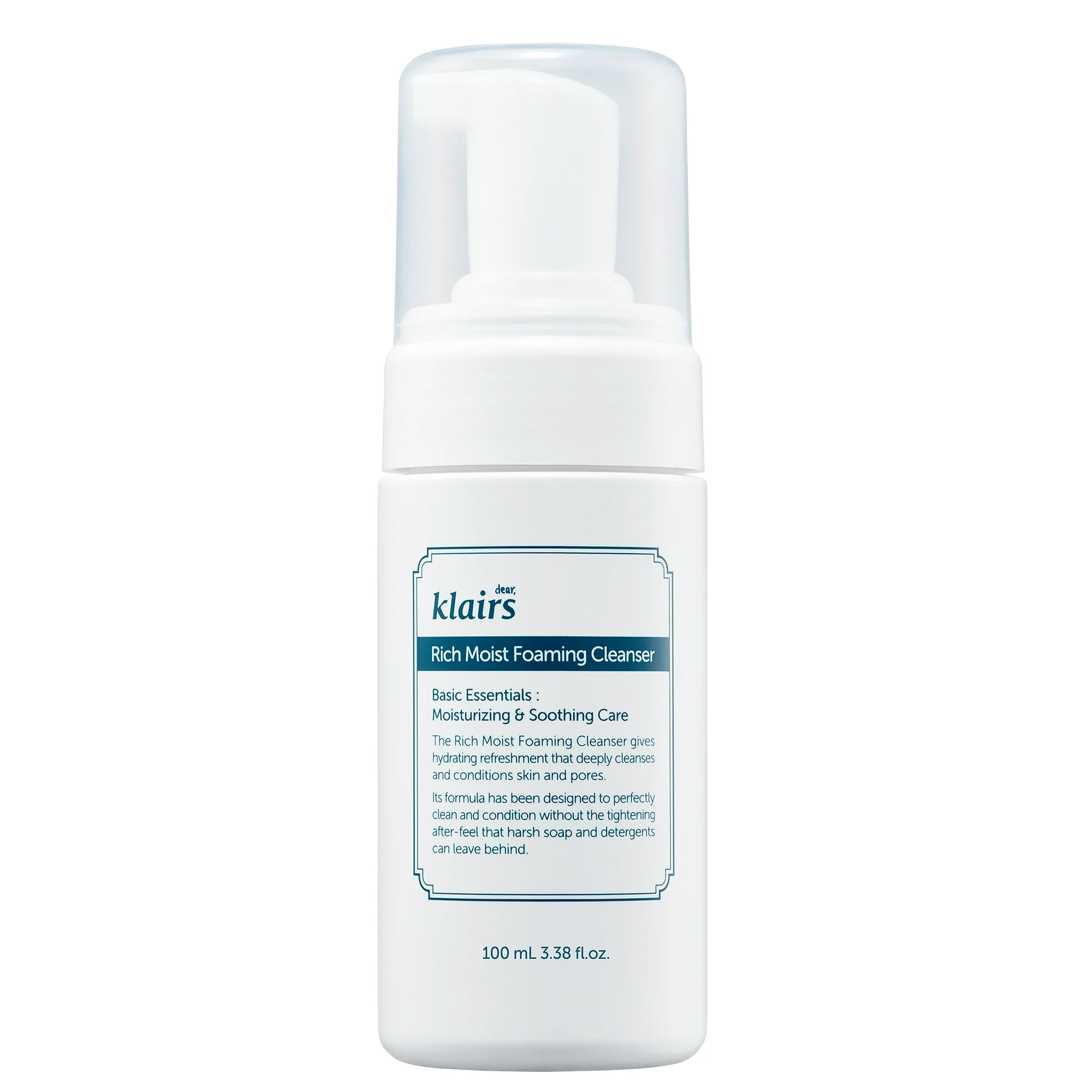 Klairs Rich Moist Foaming Cleanser 100 ml - Ansiktsrengöring