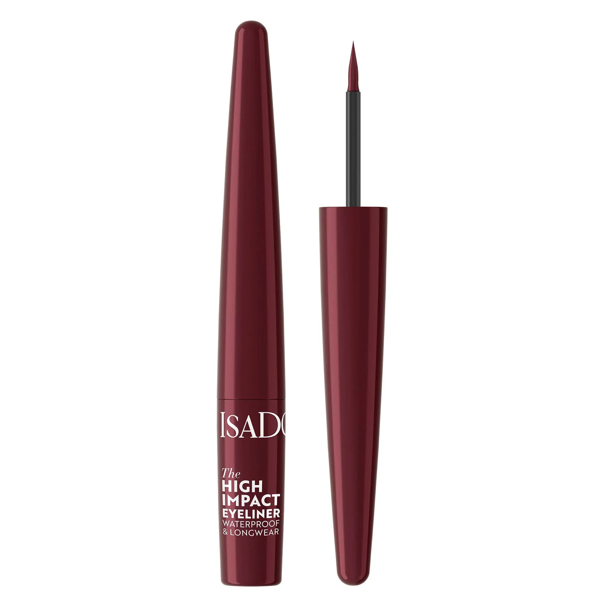 IsaDora The High Impact Eyeliner 1,70 ml 03 Power Burgundy - Vattenfast eyeliner