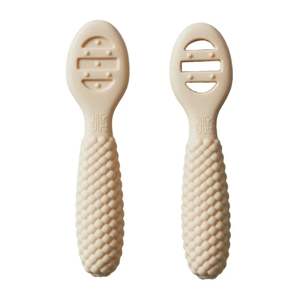 Jack o Juno Bubble Pre-Spoon Milk - Barntallrik & barnbestick