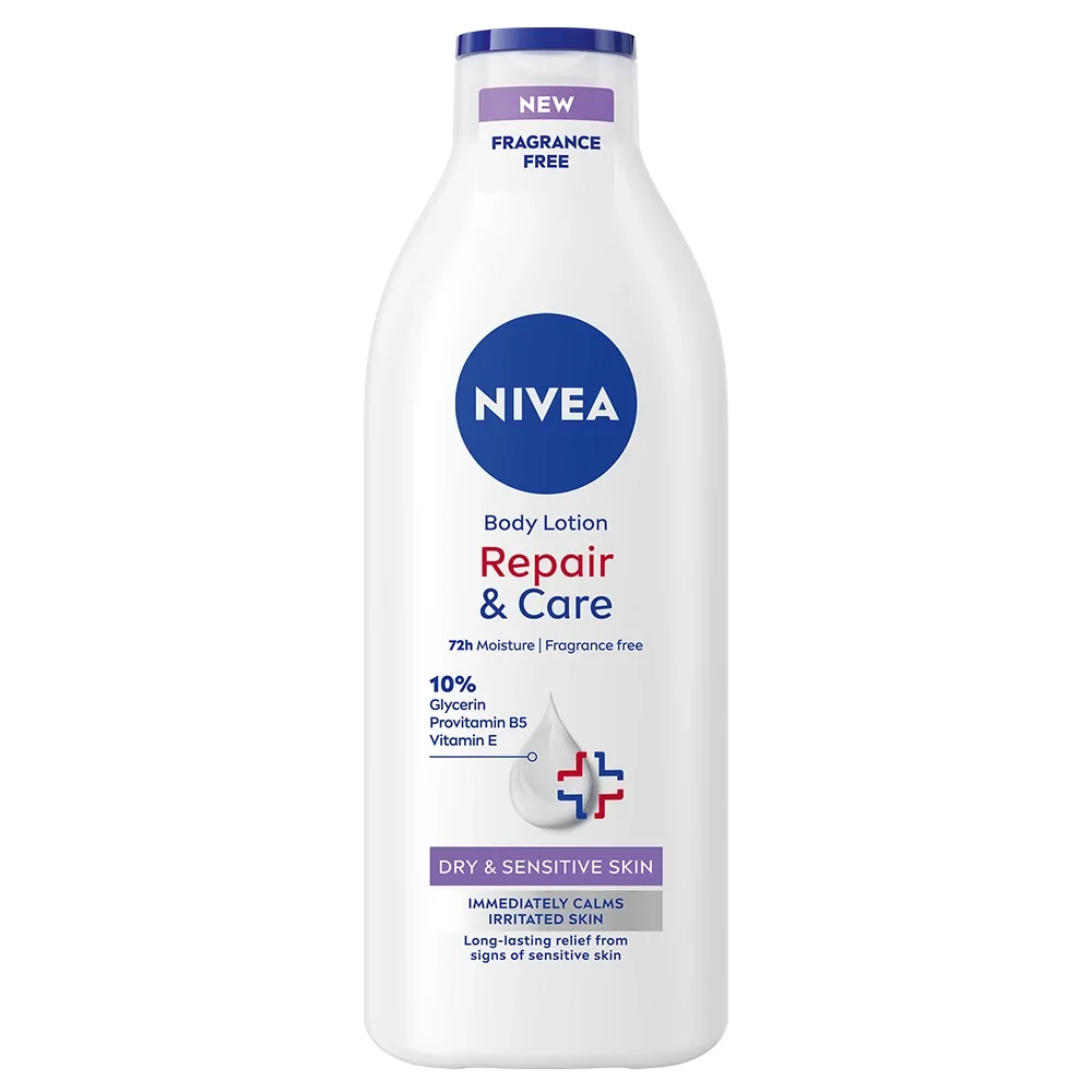 NIVEA Repair & Care Fragrance Free Body Lotion 400 ml - Hudkräm & bodylotion