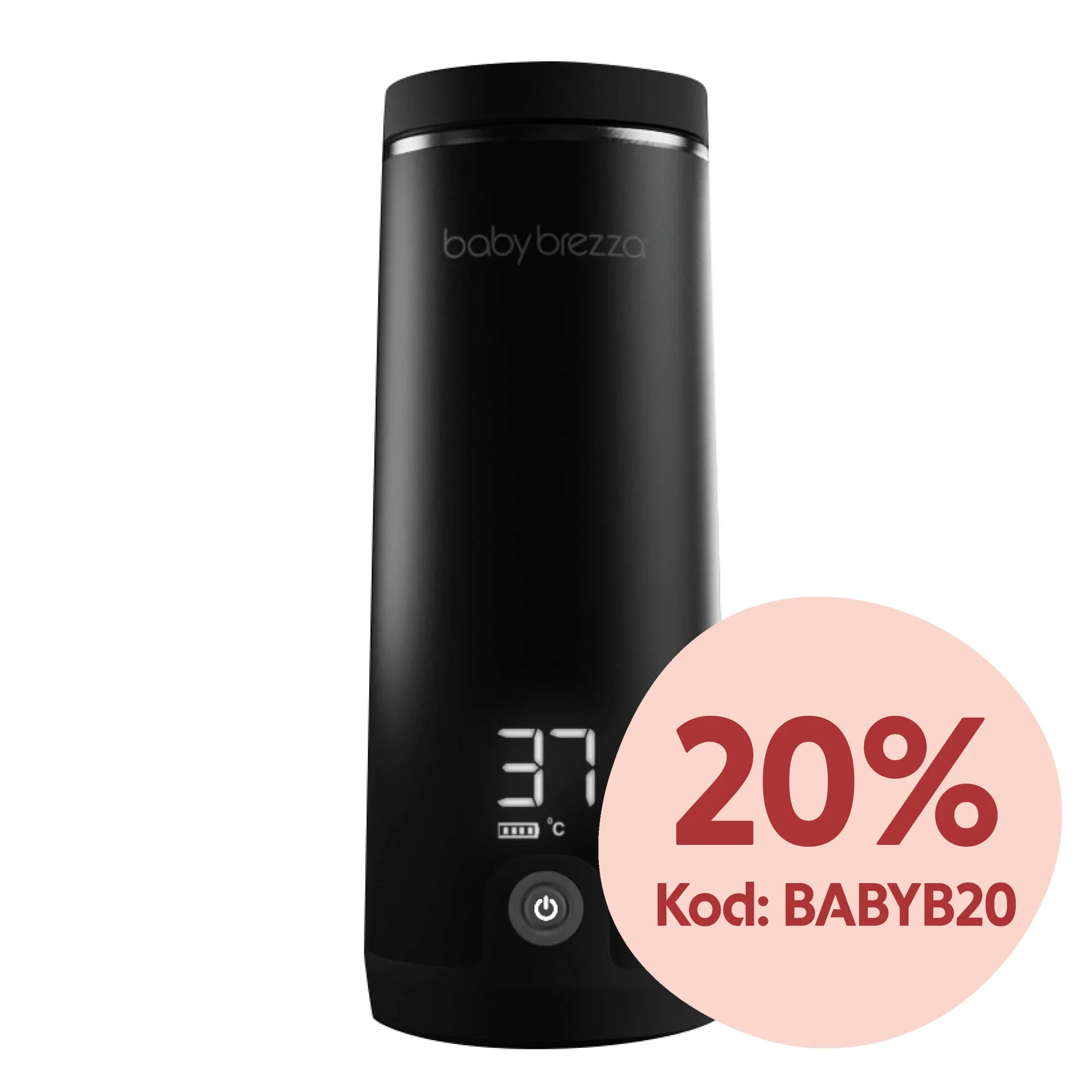 Baby Brezza Superfast Portable Bottle Warmer Black
