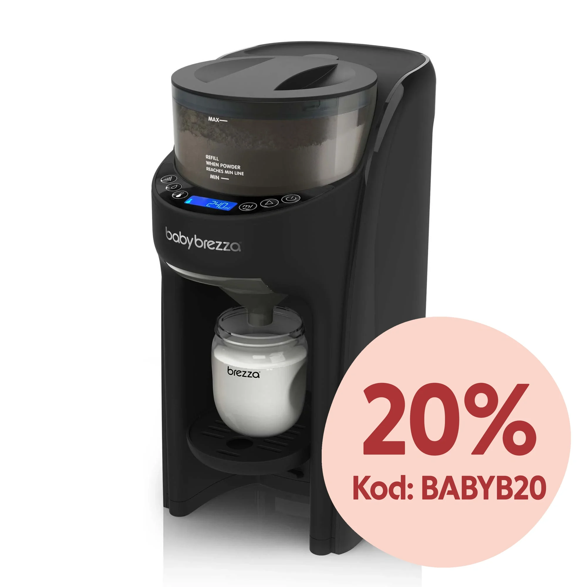 Baby Brezza Formula Pro Advanced Black - Barnmat