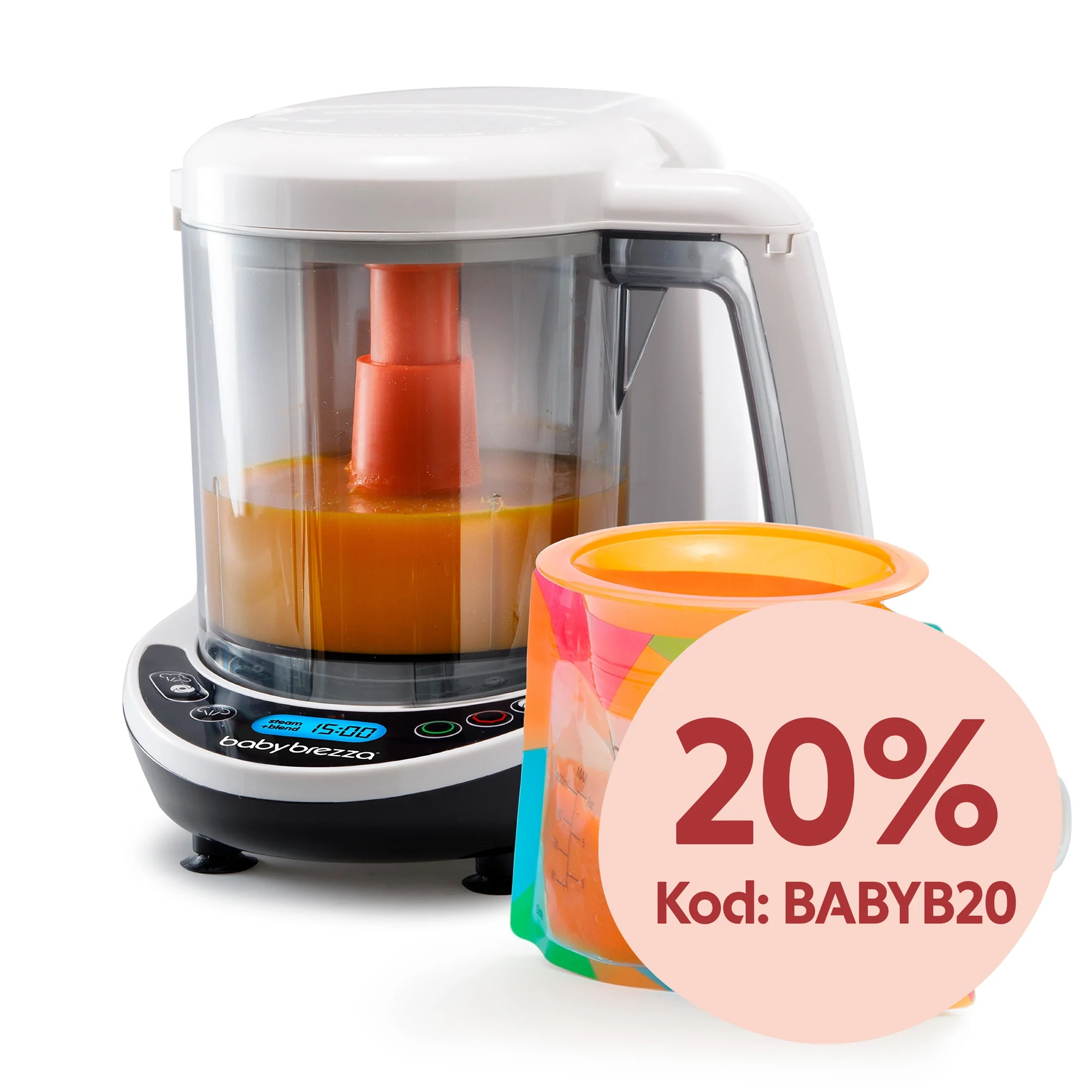 Baby Brezza One Step Food Maker Deluxe - Barnmat