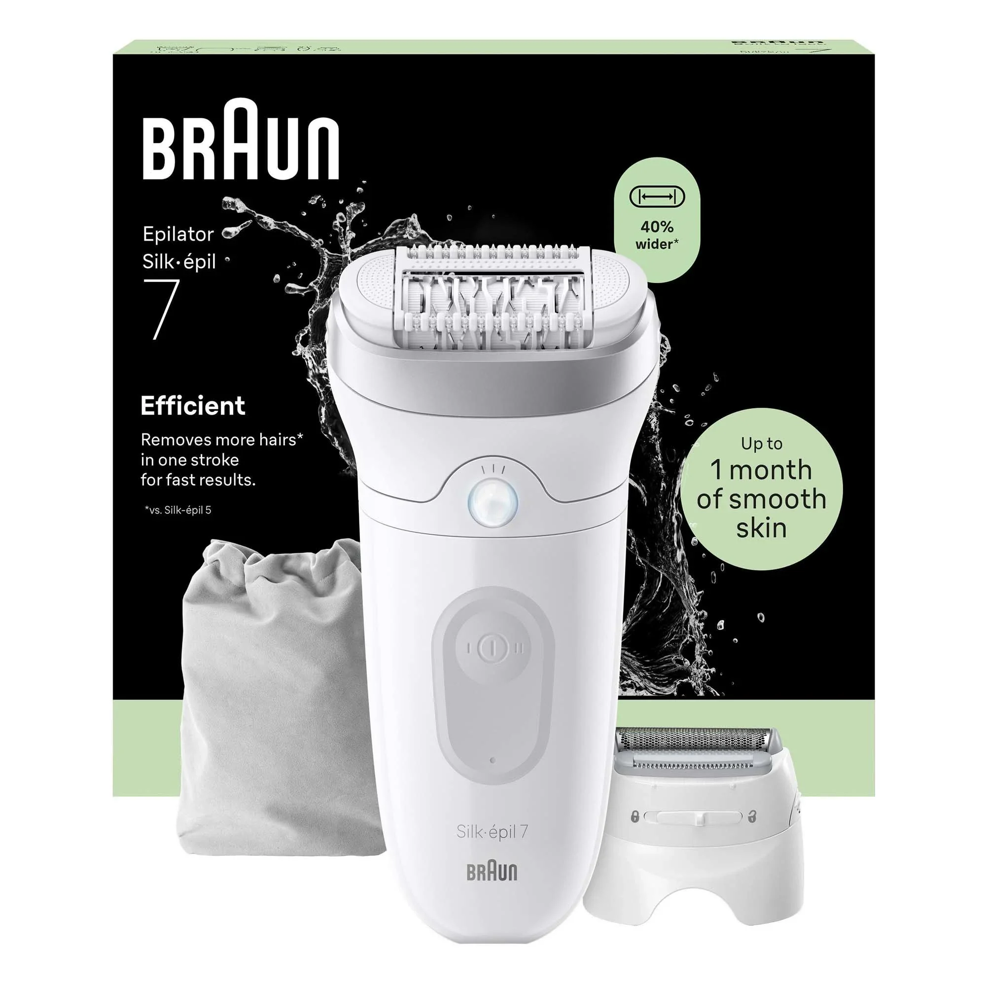 Braun Silk-épil 7 Wet & Dry Epilator 7-041 Silver - Epilator