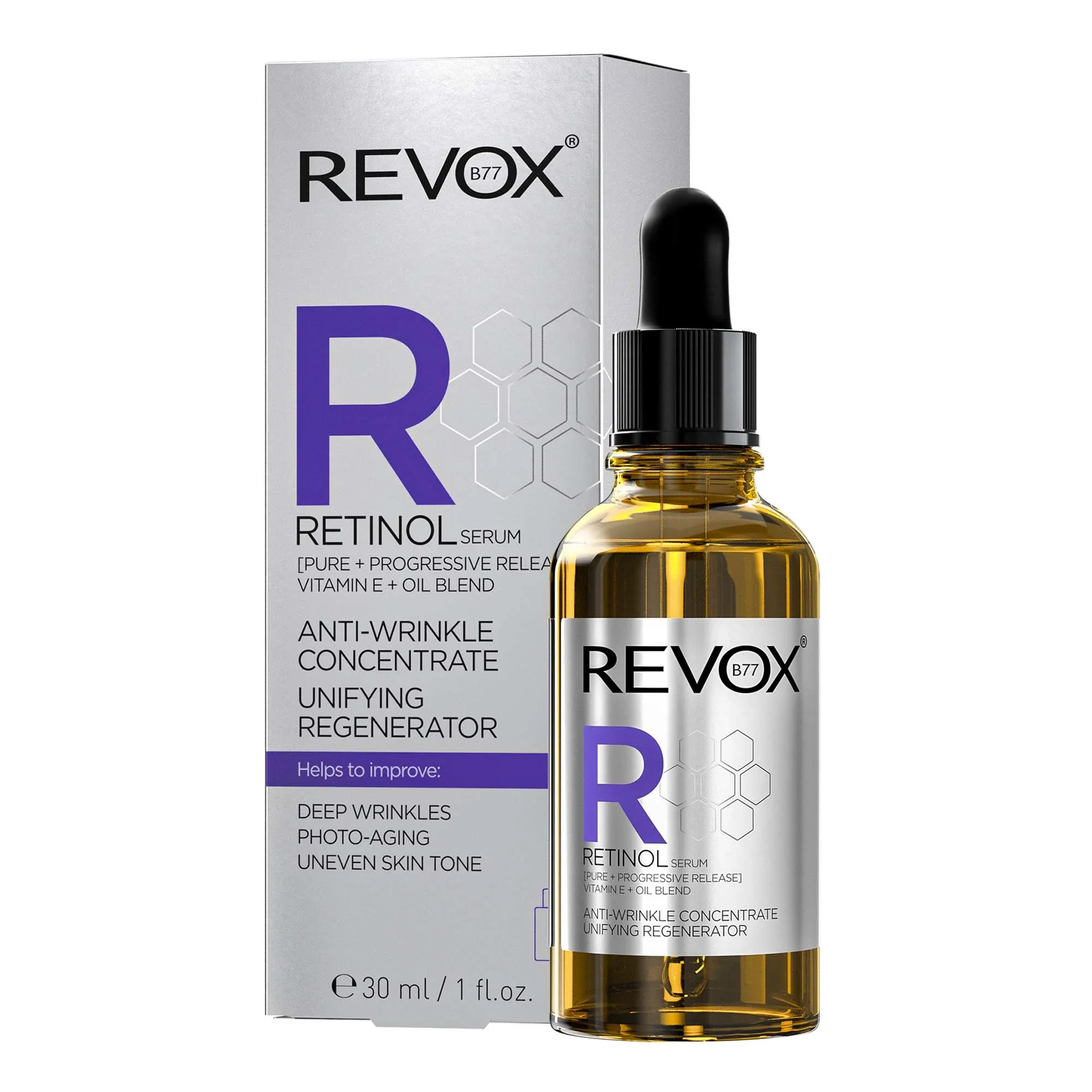 Revox B77 Retinol Serum Unifying Regenerator 30 ml - Retinol-serum