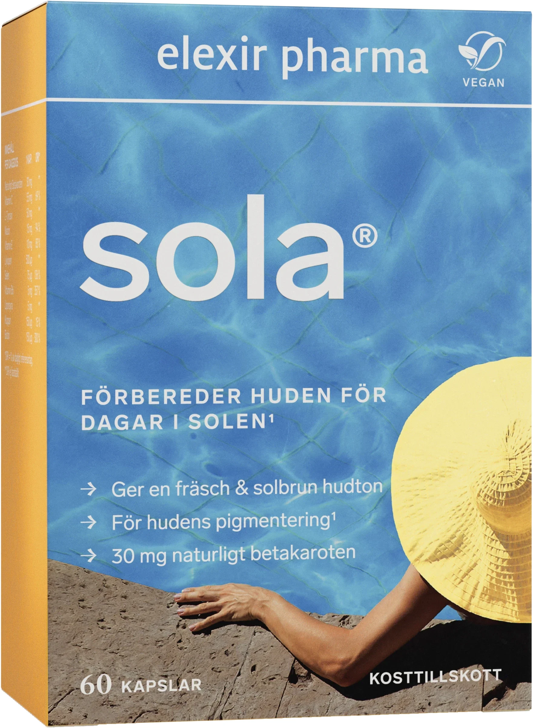 Elexir Pharma Sola 60 kapslar - Kosttillskott för hår, hud & naglar