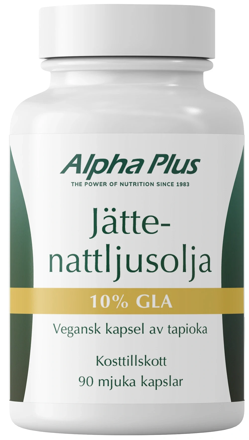 Alpha Plus Jättenattljusolja 90 kapslar - Kosttillskott