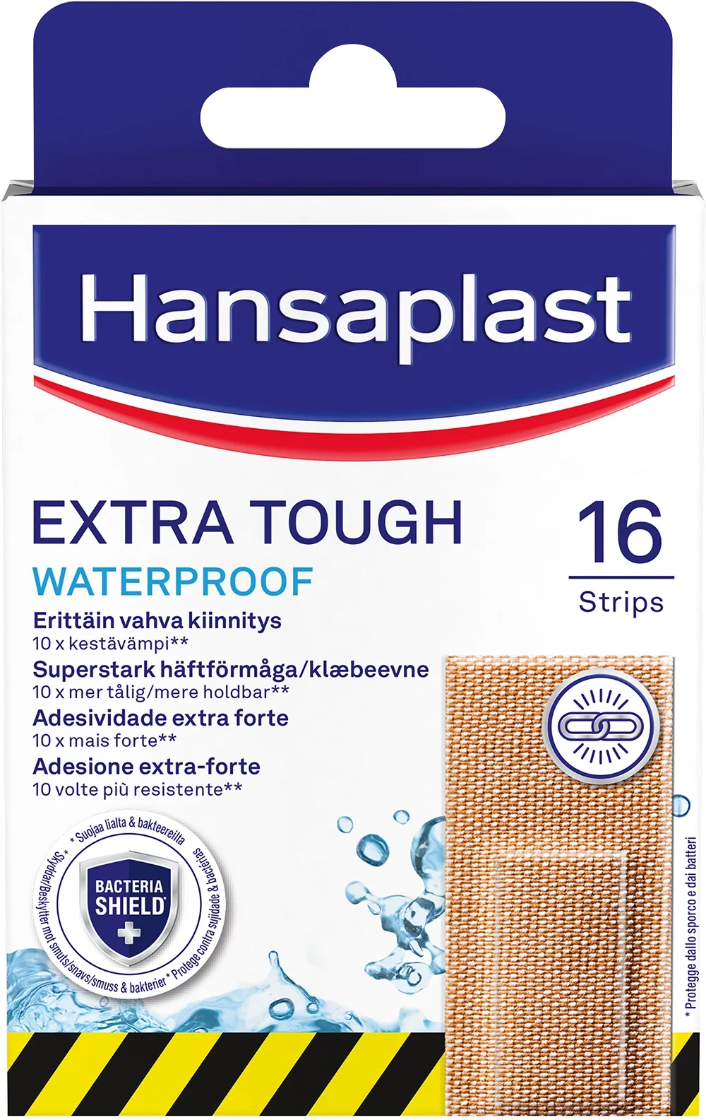 Hansaplast Extra Tough 16 strips - Plåster