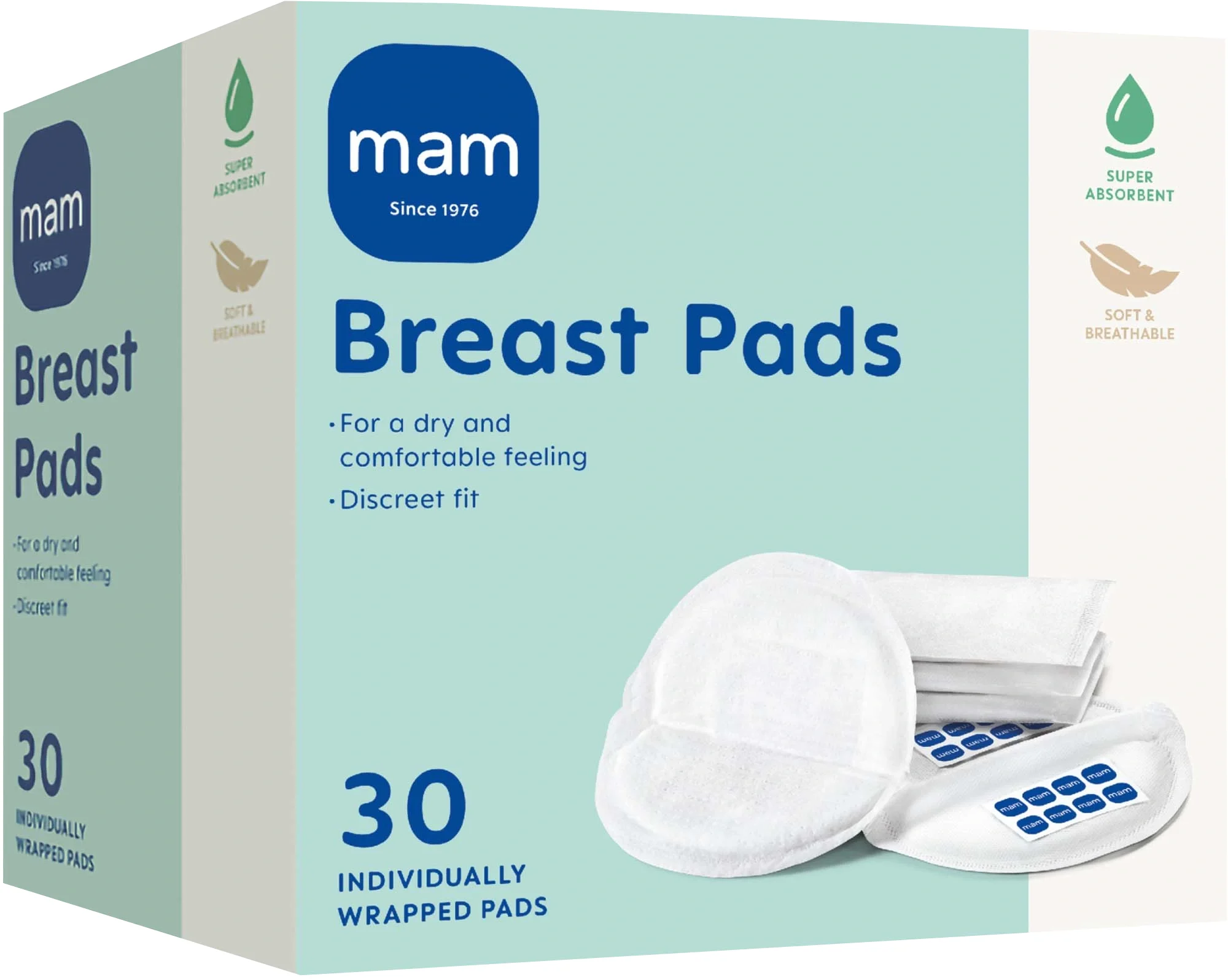 MAM Breast Pads 30 st - Amningsinlägg & amningskupor