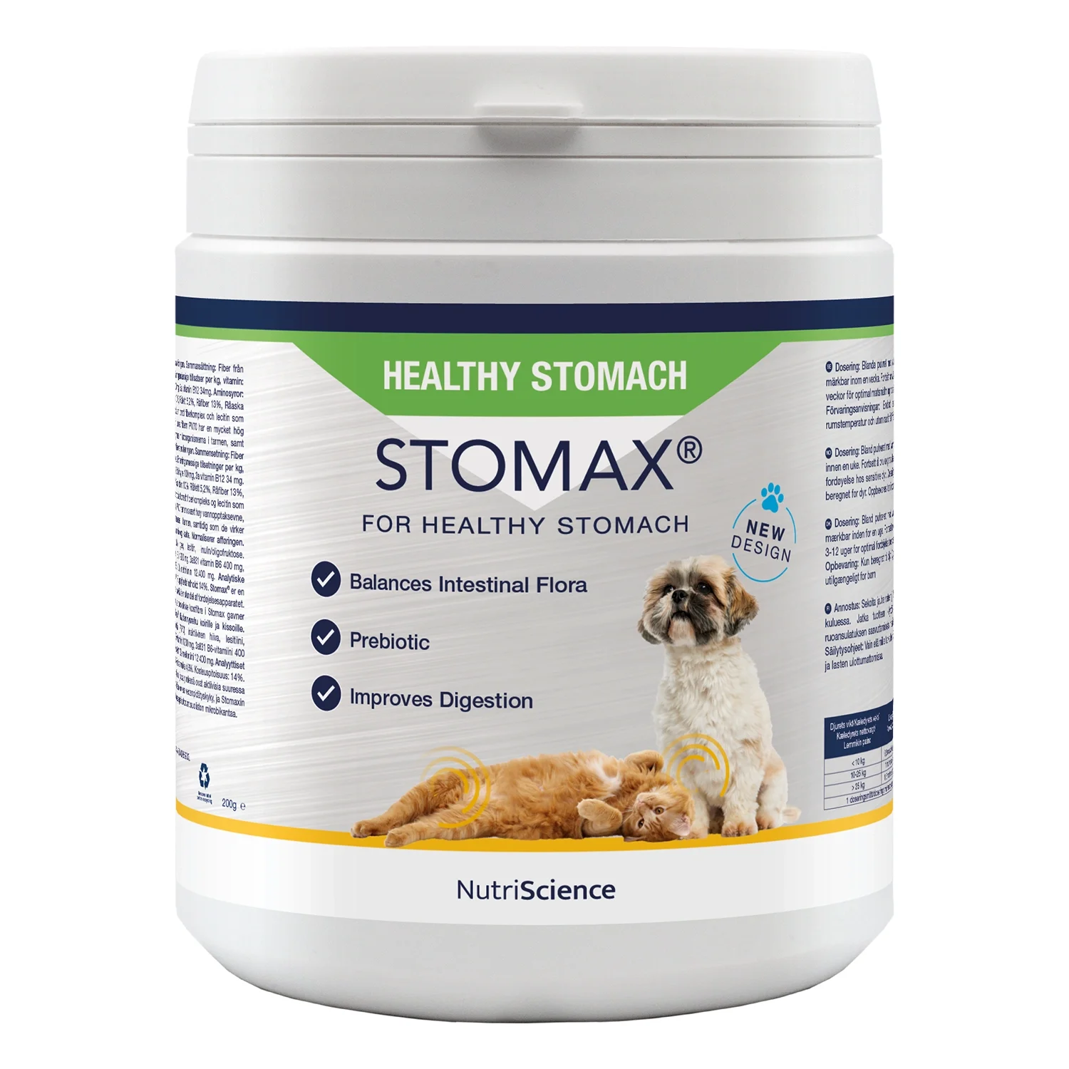 NutriScience Stomax 200 g - Magproblem hos hund