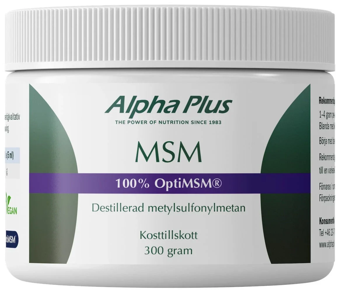 Alpha Plus Opti-MSM 300 g - Kosttillskott