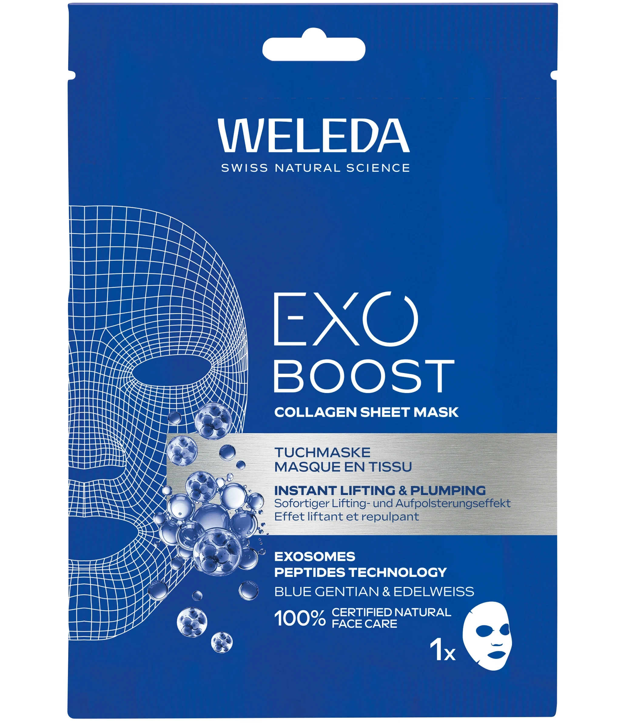 Weleda Exo Boost Collagen Sheet mask 20 ml