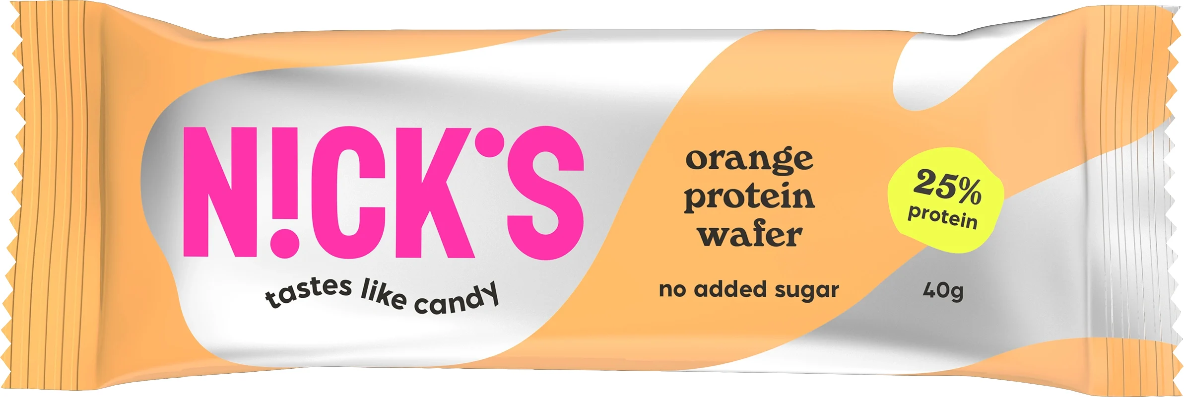 NICKS Protein Wafer Orange 40 g - Proteinbars