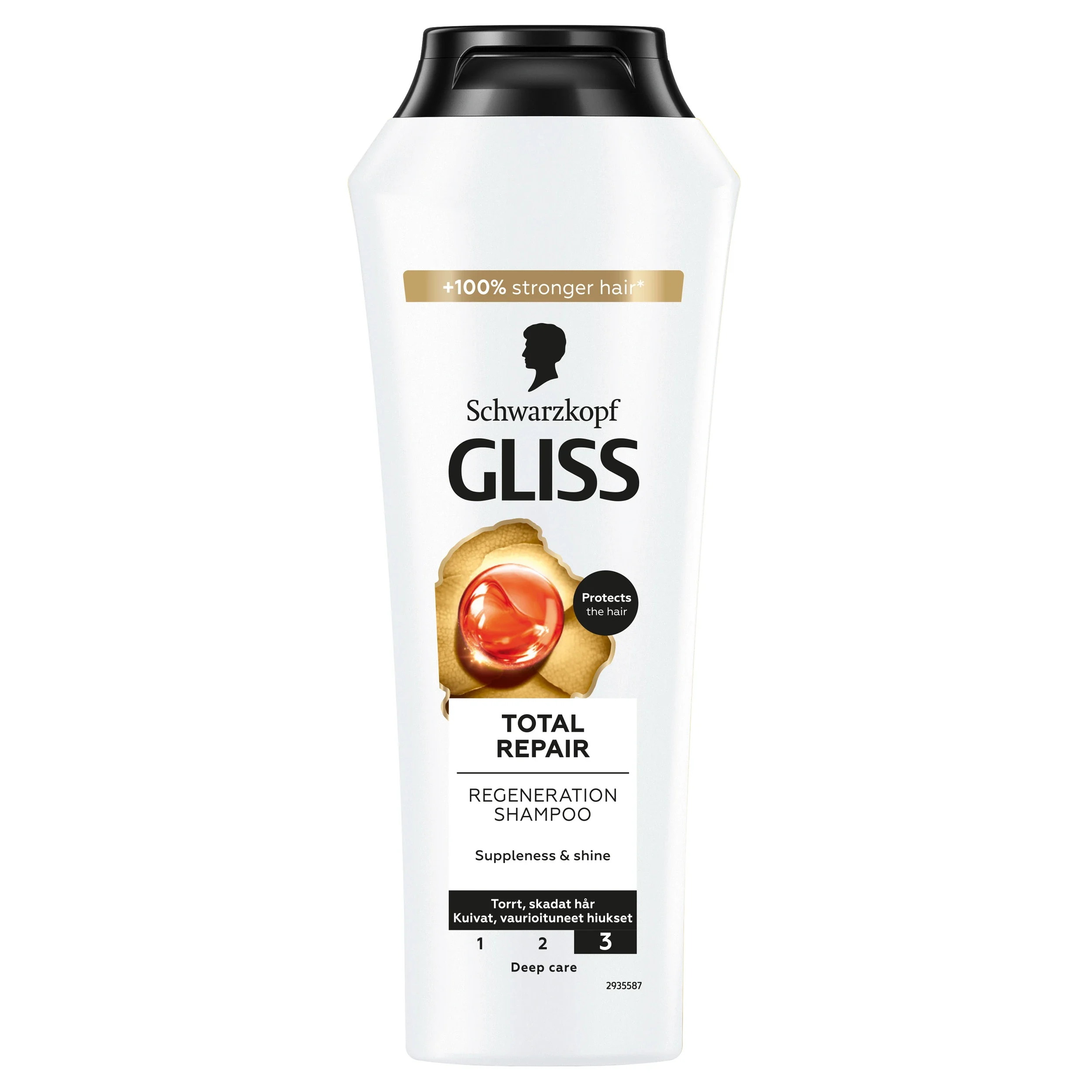 Schwarzkopf Gliss Total Repair Regeneration Shampoo 250 ml - Schampo
