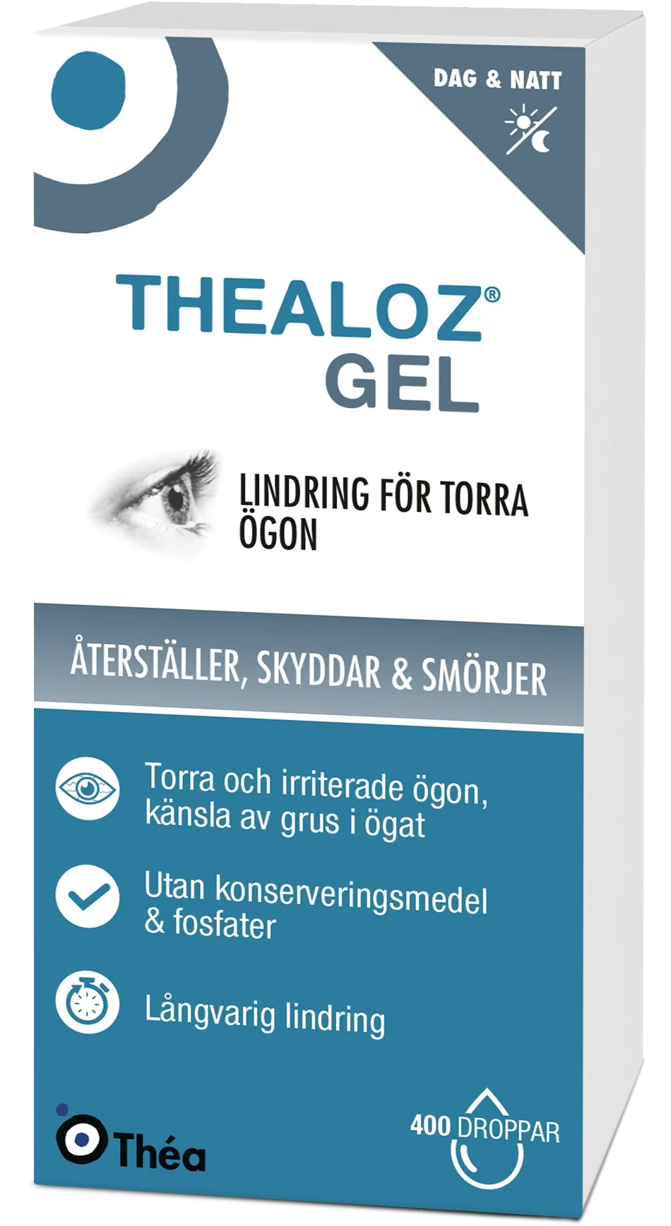 Thealoz Gel Ögondroppar 15 ml - Ögondroppar för torra ögon