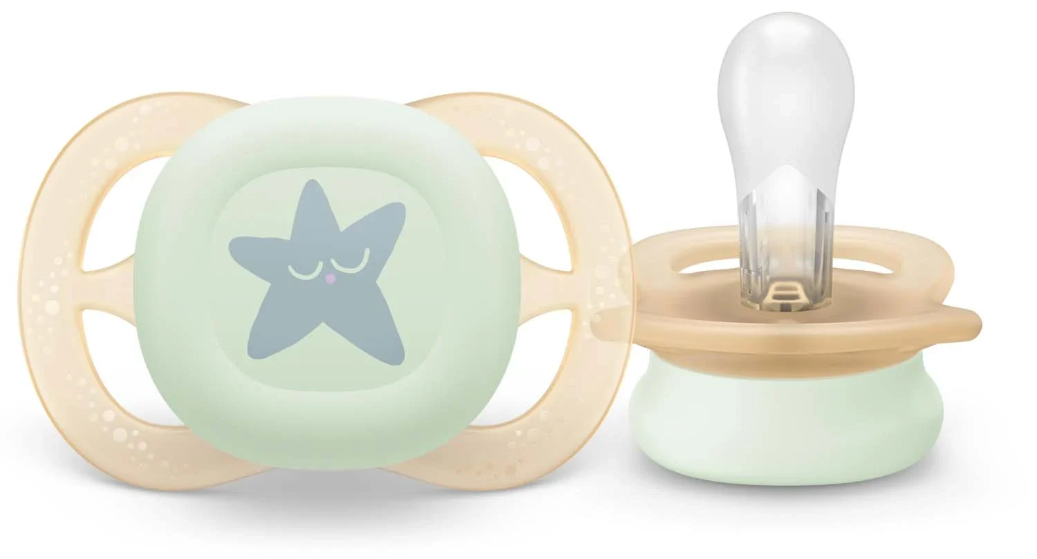 Philips Avent Ultra Start Napp För Nyfödda Natt Mix 0-2 mån