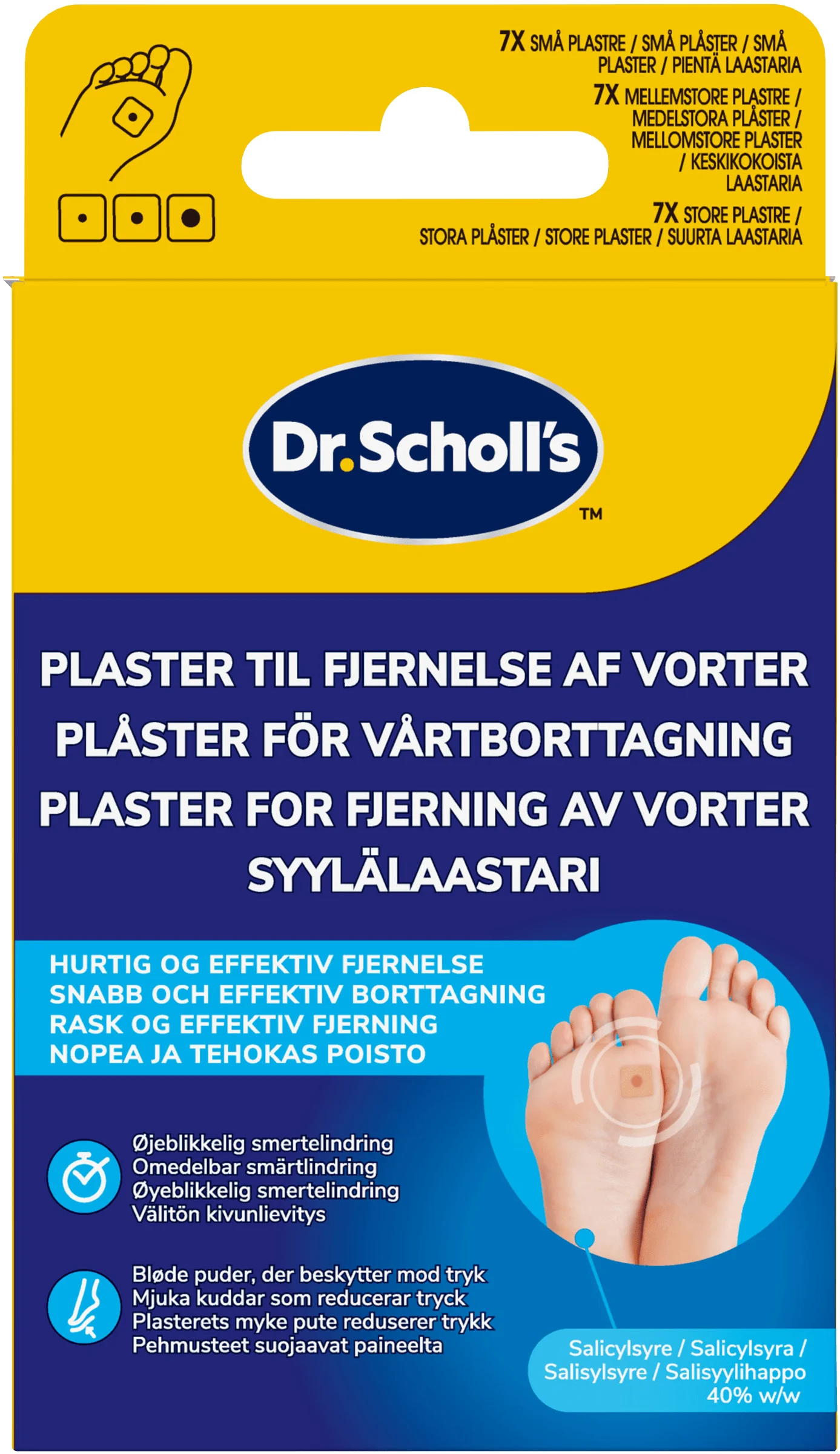 Dr. Scholl's Plåster för vårtborttagning 7 st - Vårtplåster