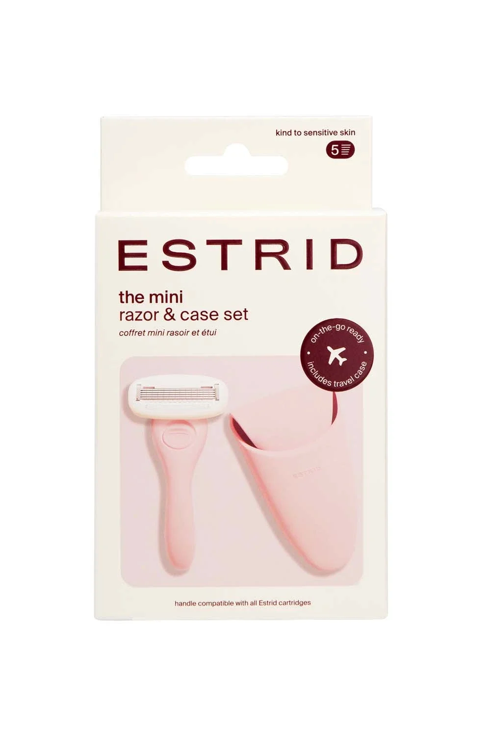 Estrid Mini Razor & Case Set Bloom