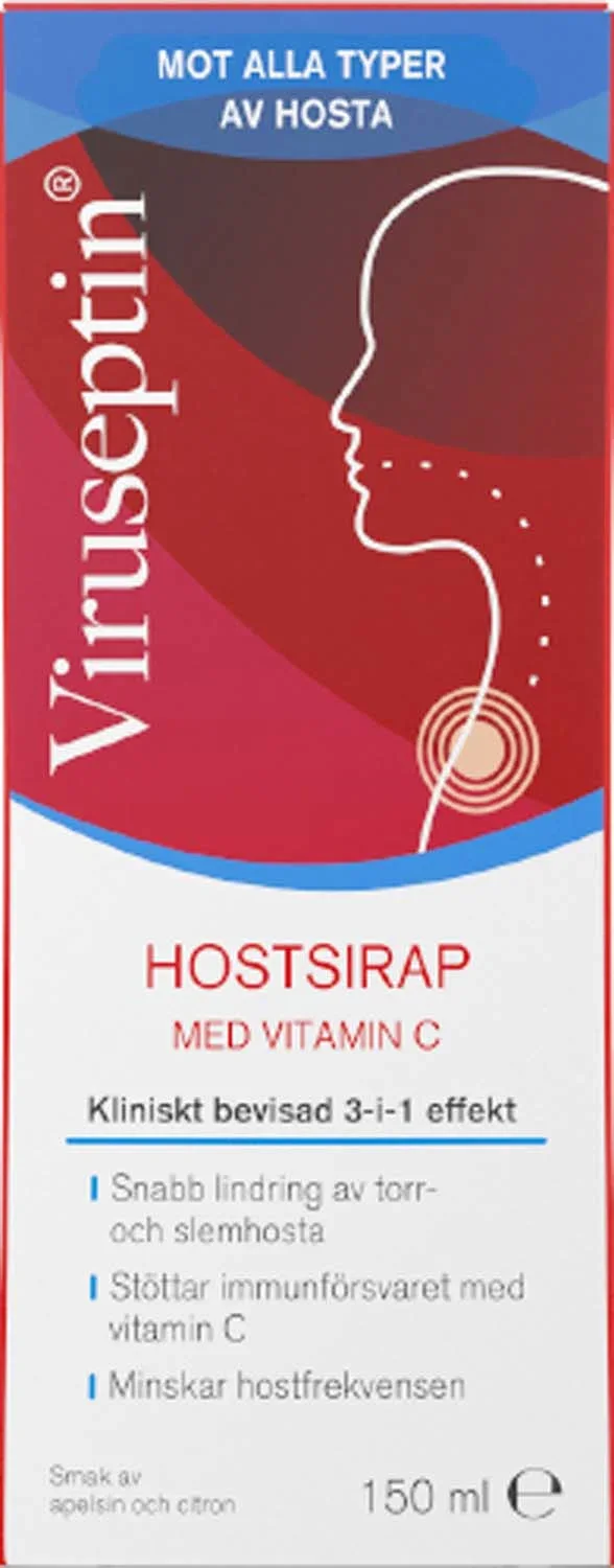 Viruseptin Hostsirap Med Vitamin C 150 ml - Hosta