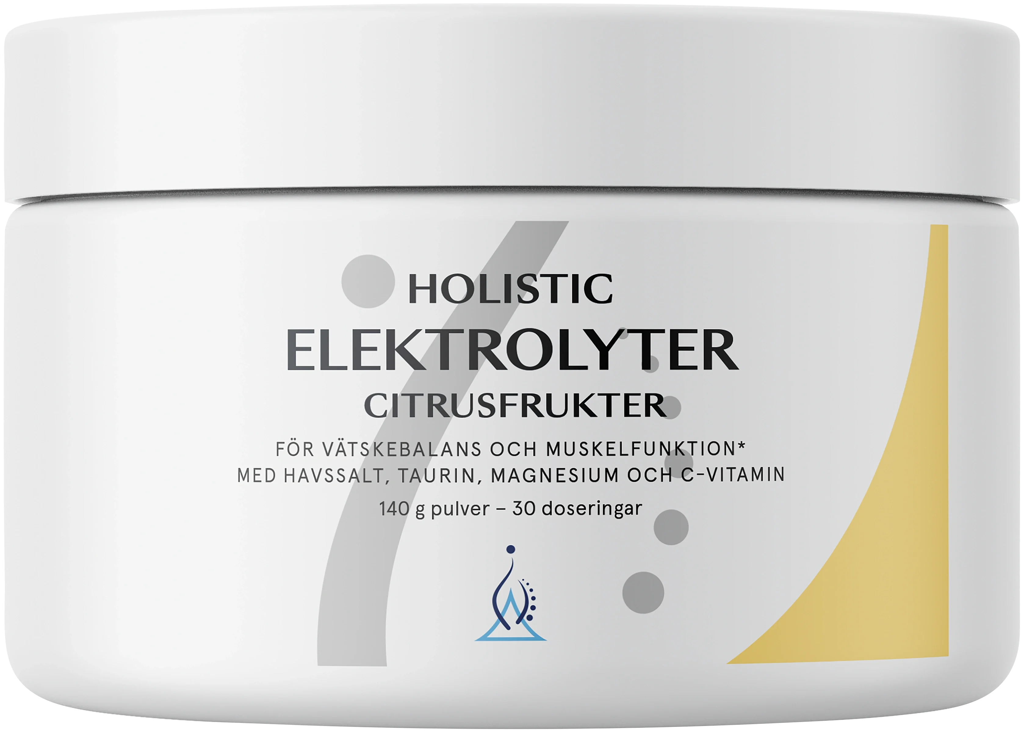 Holistic Elektrolyter Citrusfrukter 140 g - Elektrolytpulver