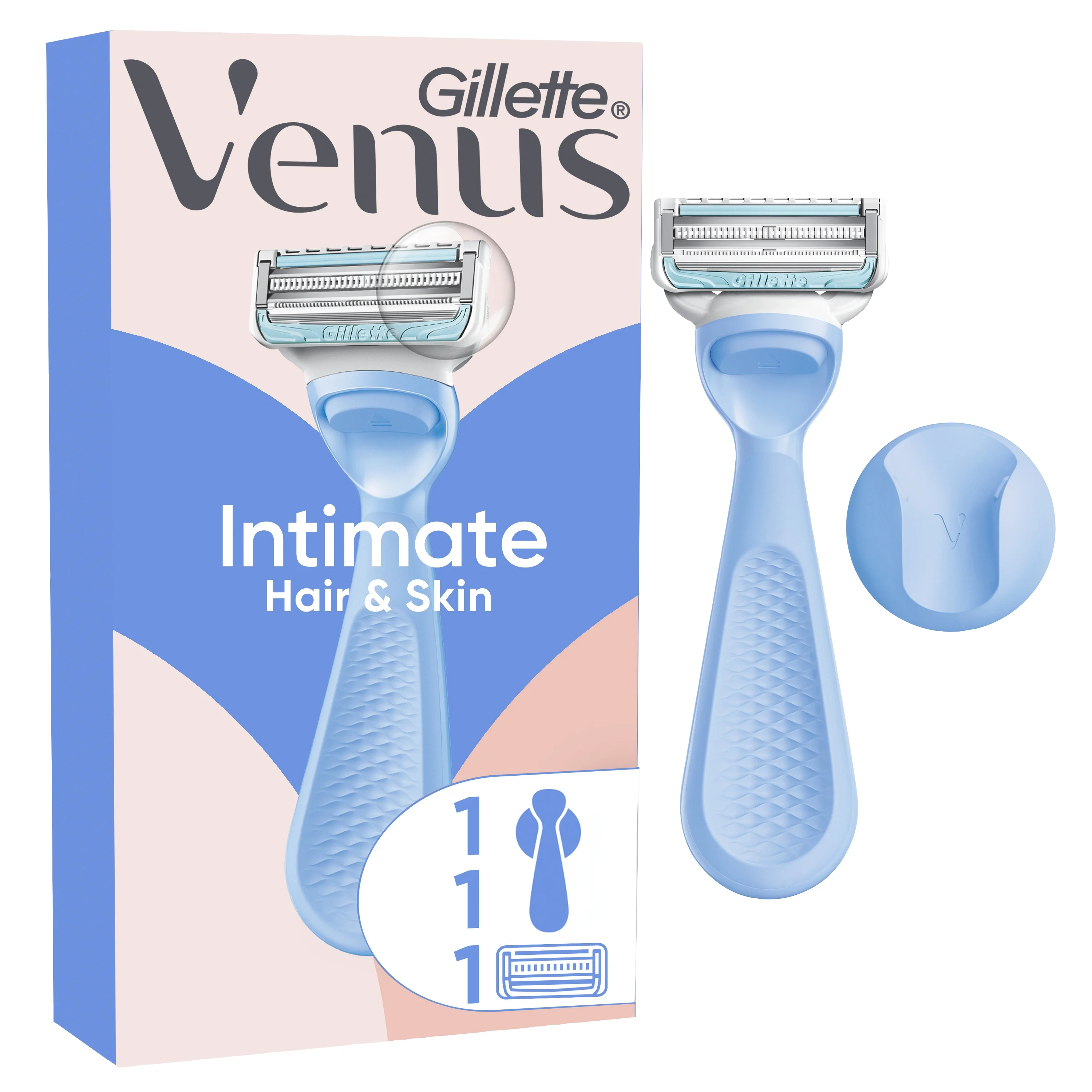 Gillette Venus Initimate Rakhyvel för Intimområdet, 1 rakblad