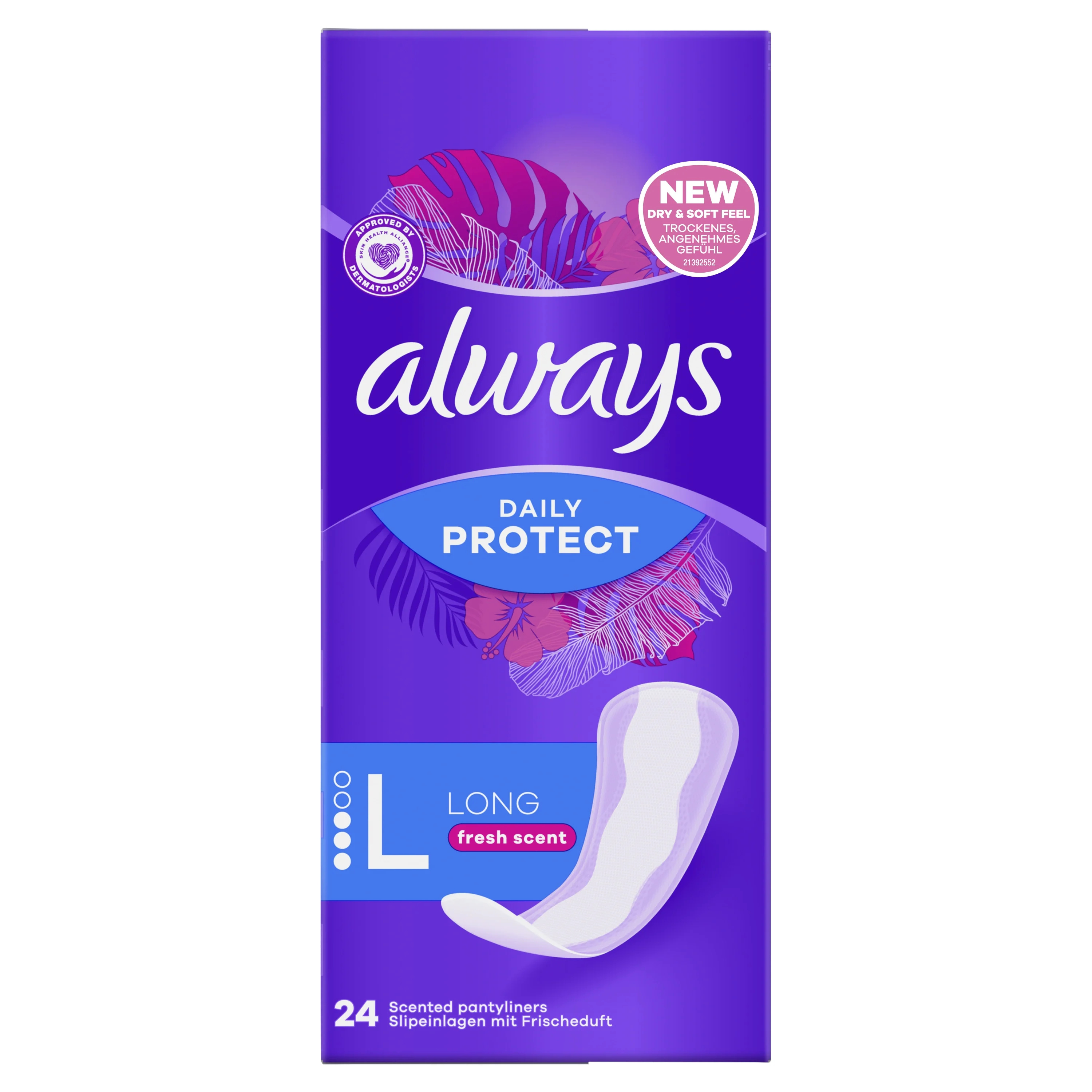 Always Dailies Fresh Extra Protect Large Trosskydd 24 st - Trosskydd