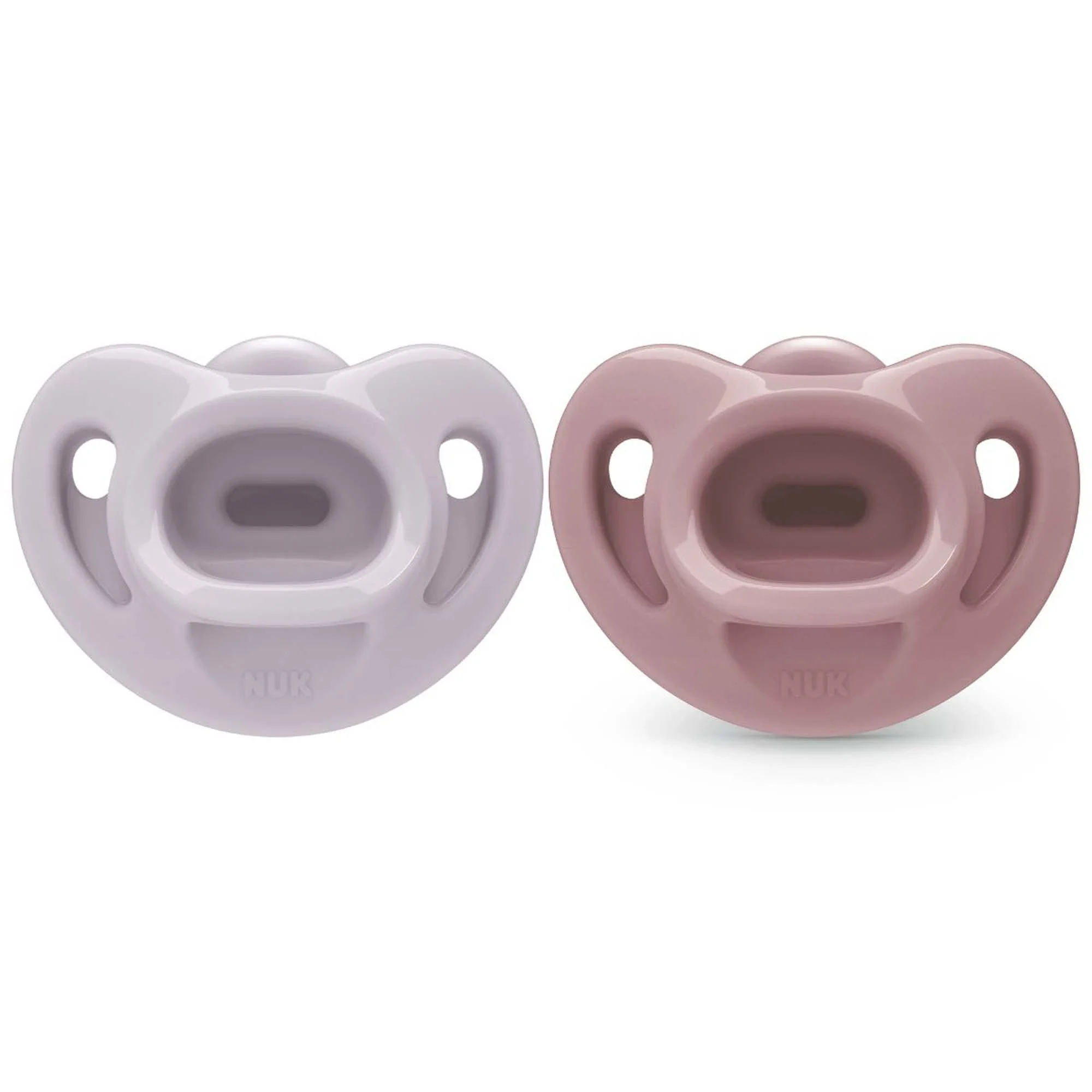 NUK First Choice Soft Napp 0-6 mån 2 st Purple/Red