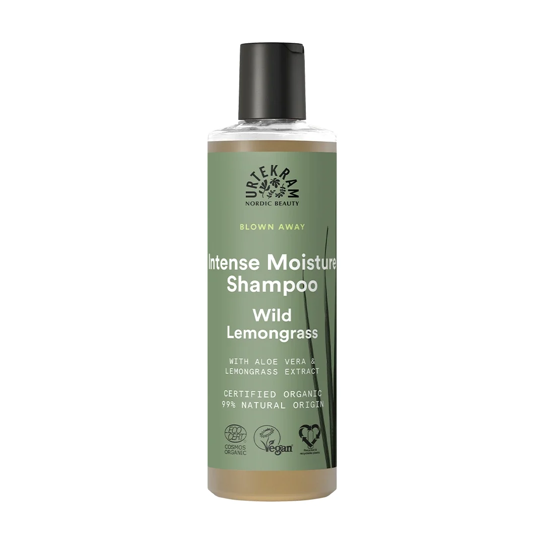 Urtekram Blown Away Wild Lemongrass Shampoo 250 ml - Återfuktande schampo